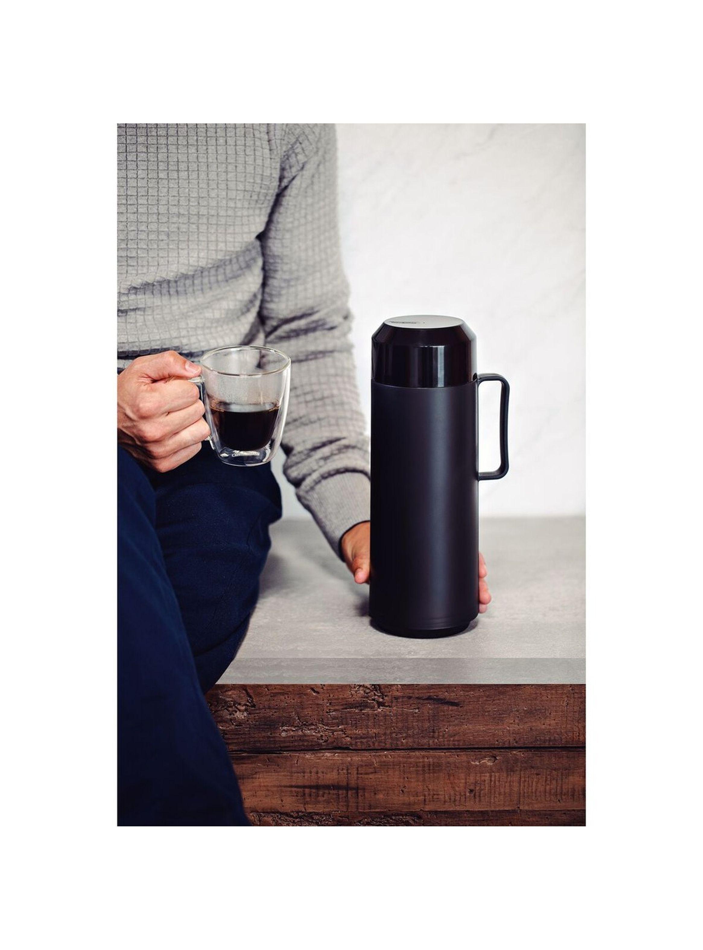 Juego de tazas Tramontina para caf y t vidrio doble con asas 2 piezas-4