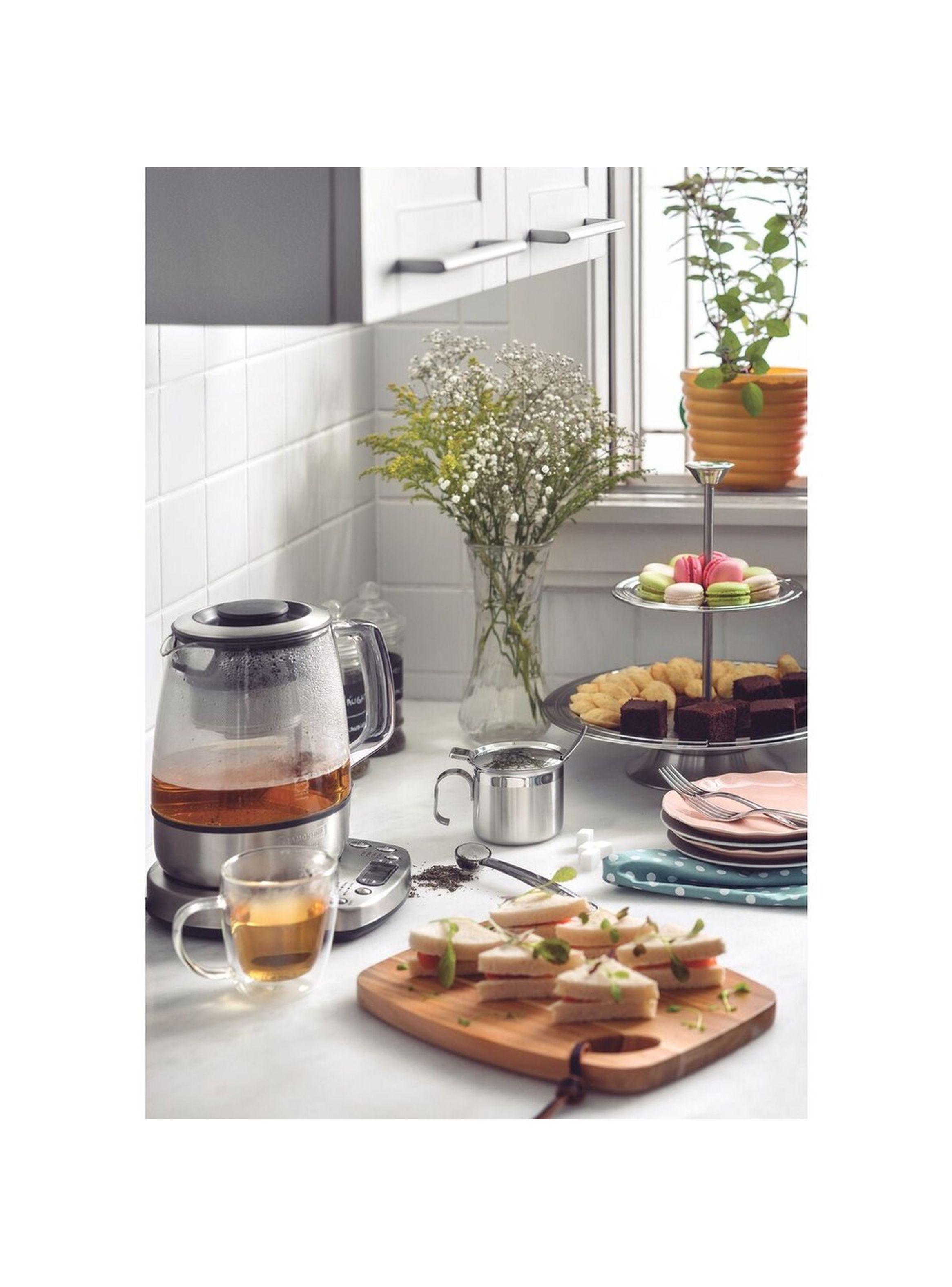 Juego de tazas Tramontina para caf y t vidrio doble con asas 2 piezas-7