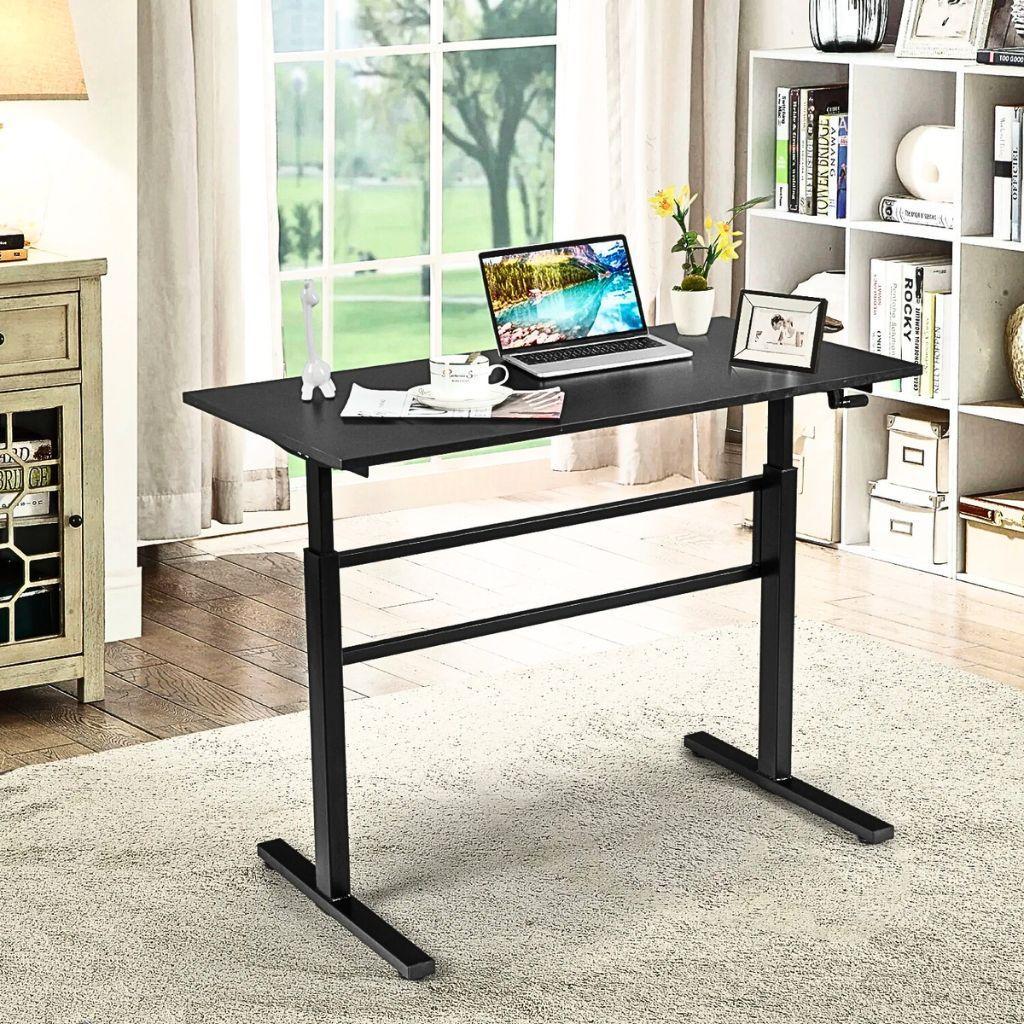 Escritorio de trabajo con altura regulable standing desk Negro-4