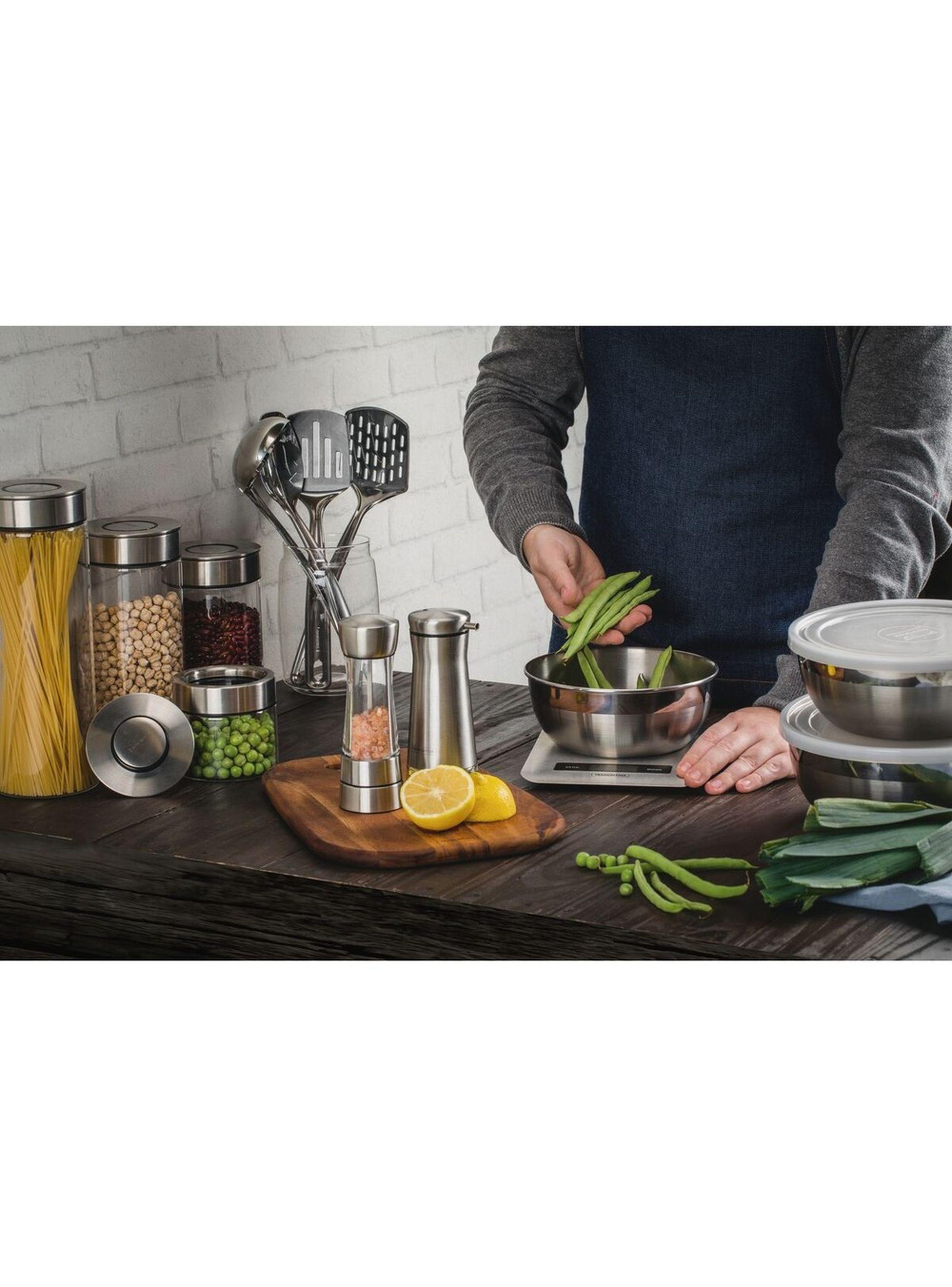 Juego de utensilios Tramontina Extrata de acero inoxidable con soporte de pared 5 piezas-3