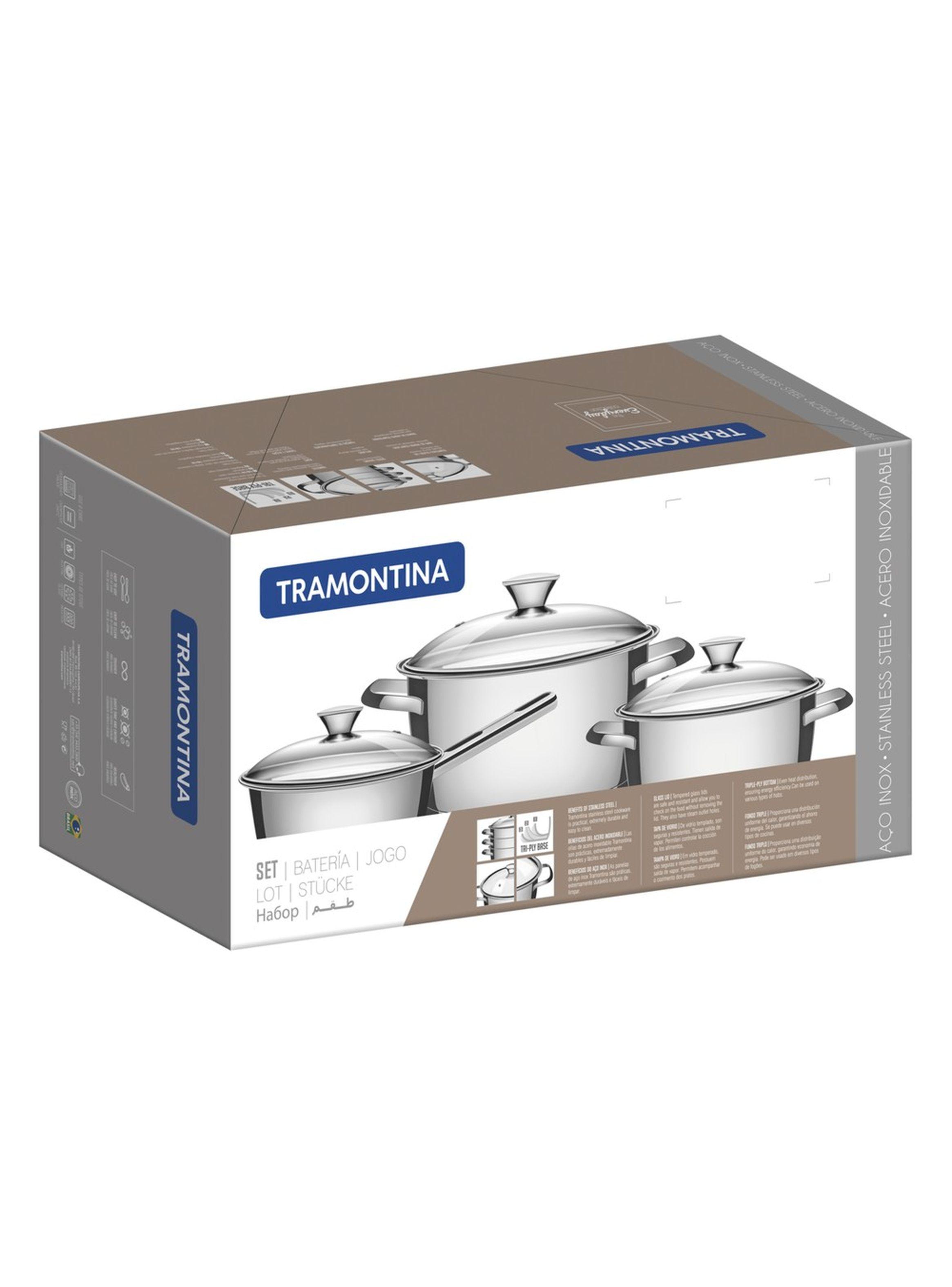 Bater a de Cocina 4 Piezas en Acero 18 10 Tramontina Allegra-2