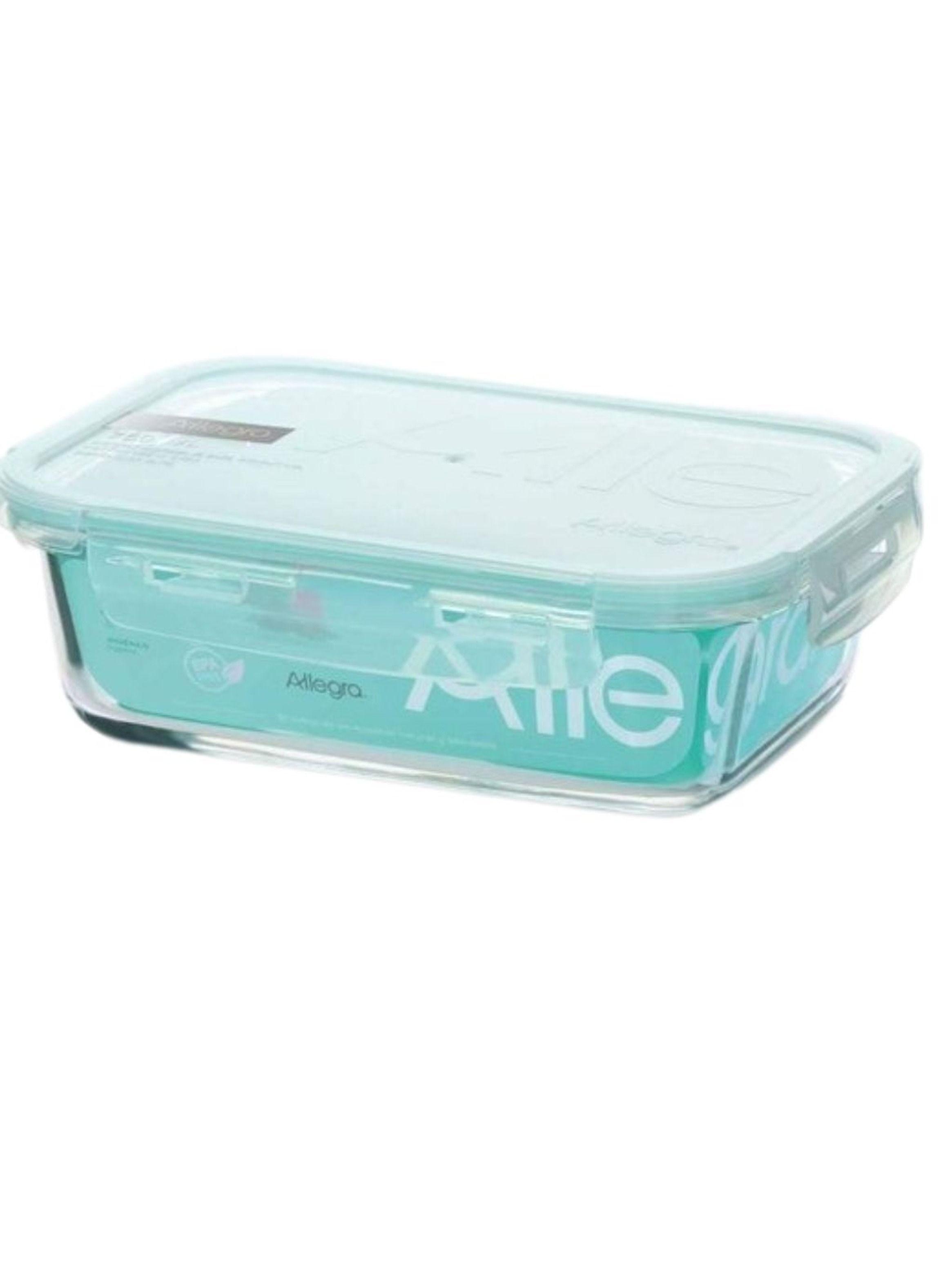 Pack de 3 Contenedores Herm tico Vidrio Rectangular 420Ml Allegra-3