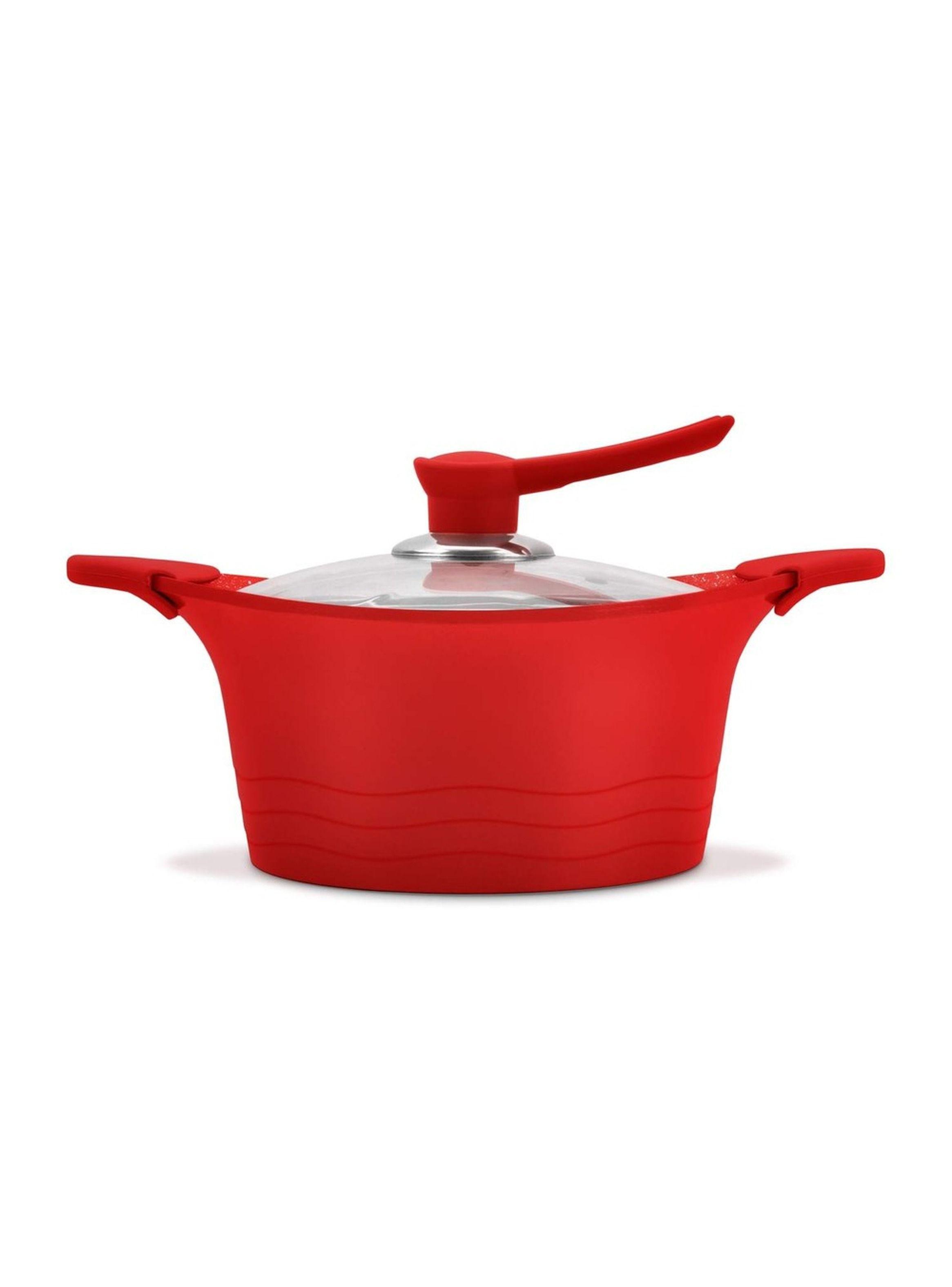 Cacerola 20 Cm Roja-0