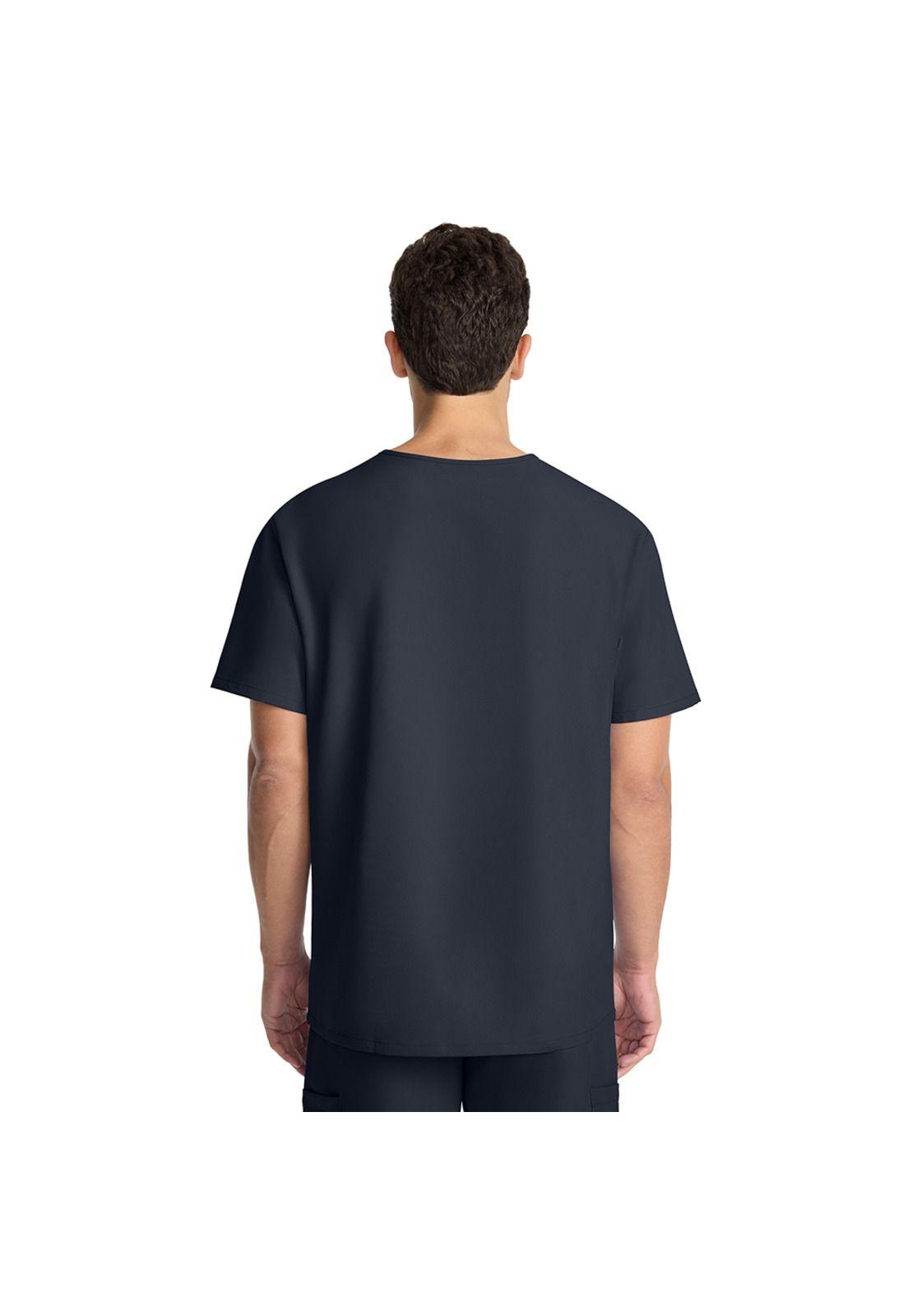 POLERA CLÍNICA HOMBRE CUELLO EN V CK783A PEWTER-4
