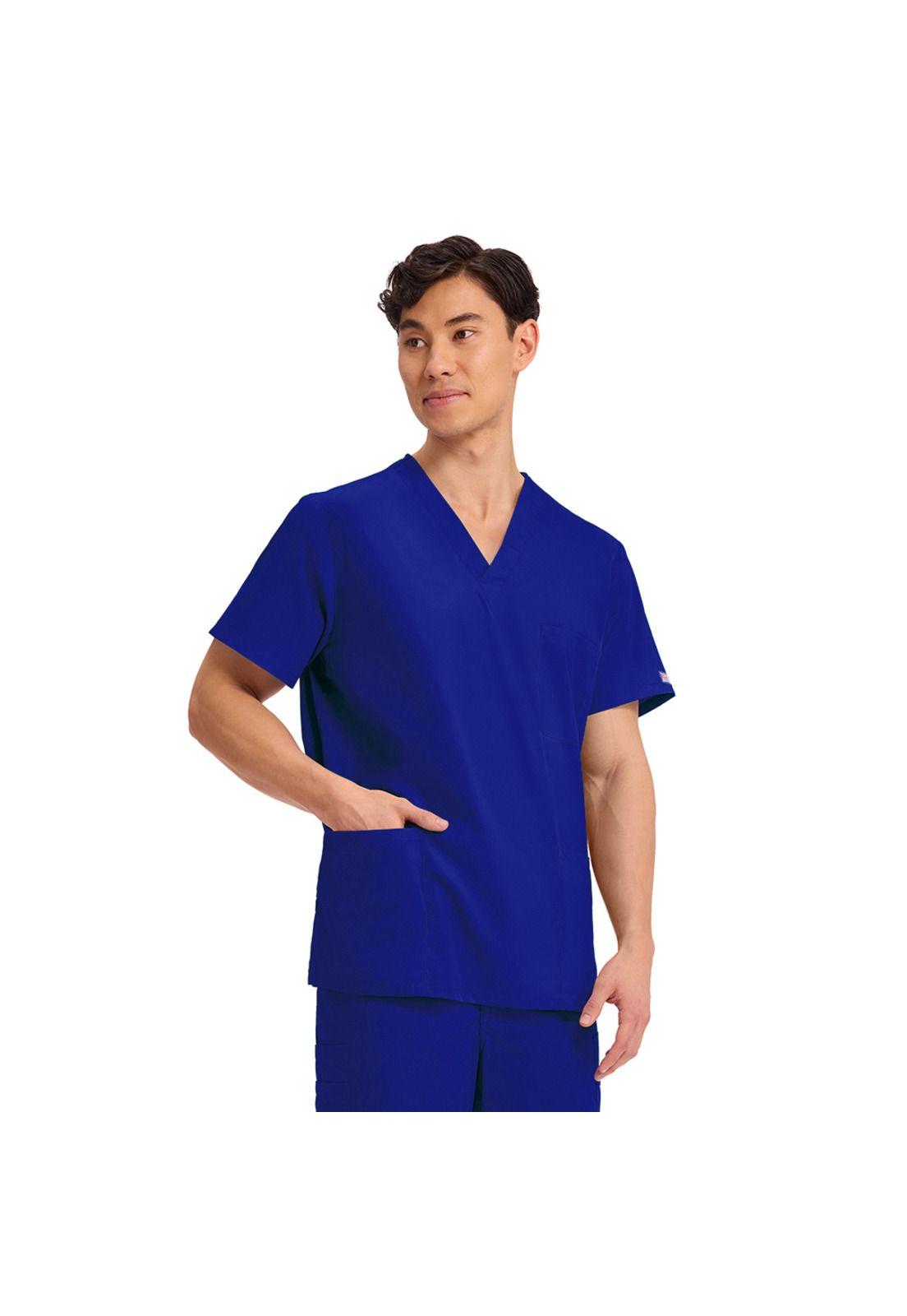 POLERA CLÍNICA HOMBRE CHEROKEE 4876 ROYAL-3