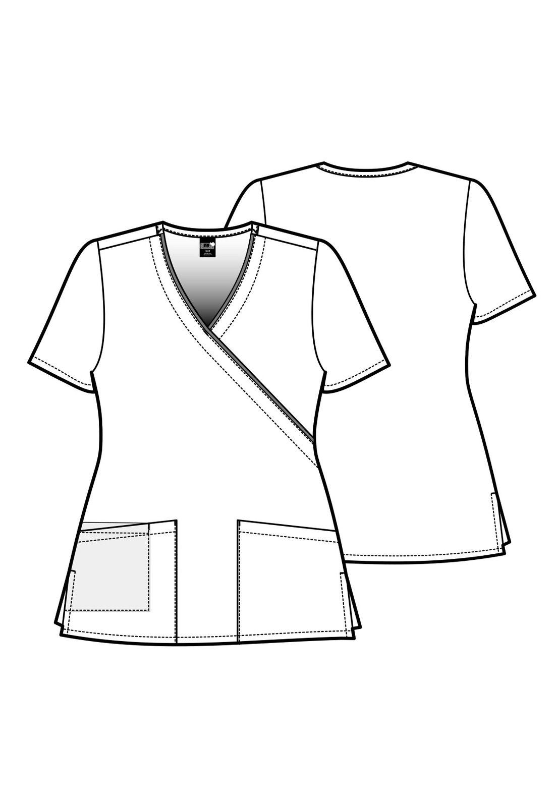 Polera Clínica Mujer Zoe-Chloe CKHT Estampada-3