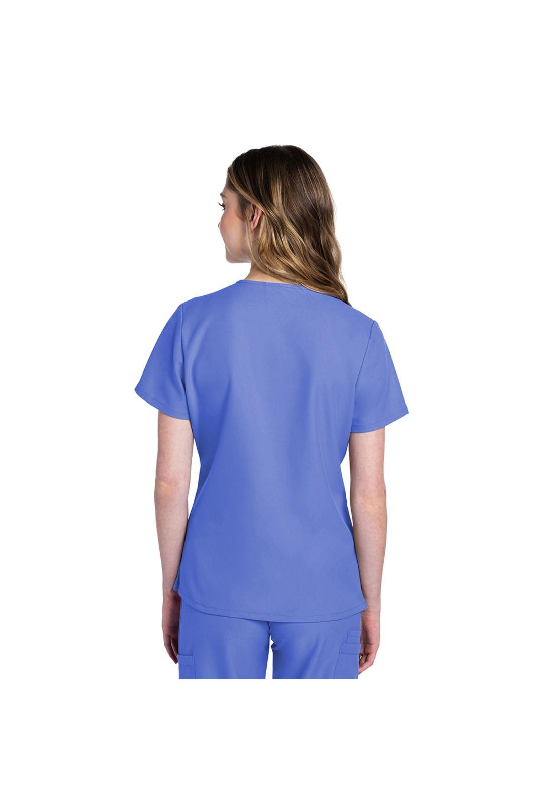 POLERA CLÍNICA MUJER CHEROKEE CK953A ORIGINALS ULTRA CIEL-4