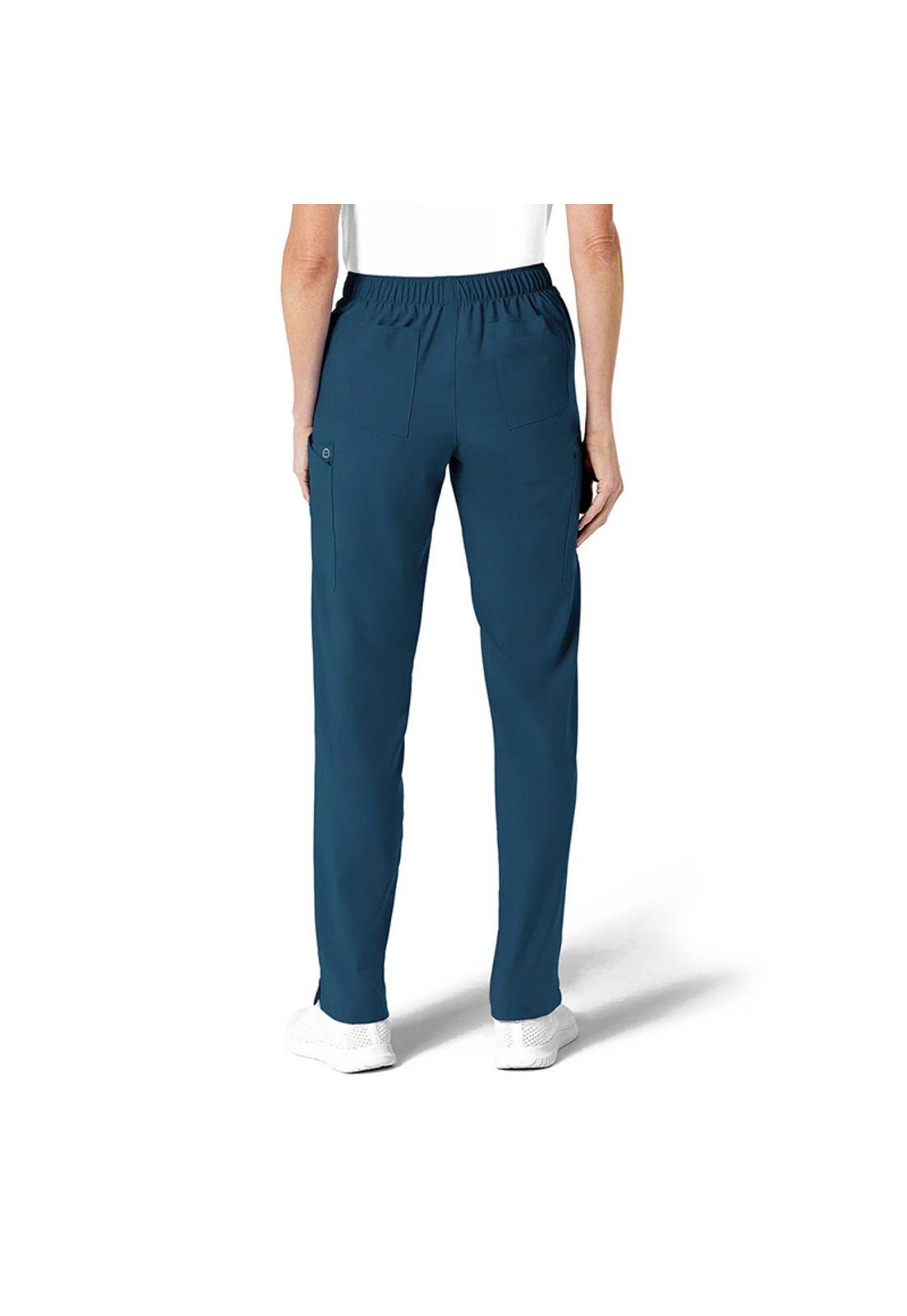Pantalón Clínico Mujer Wonderwink 5155 Verde Petróleo-2