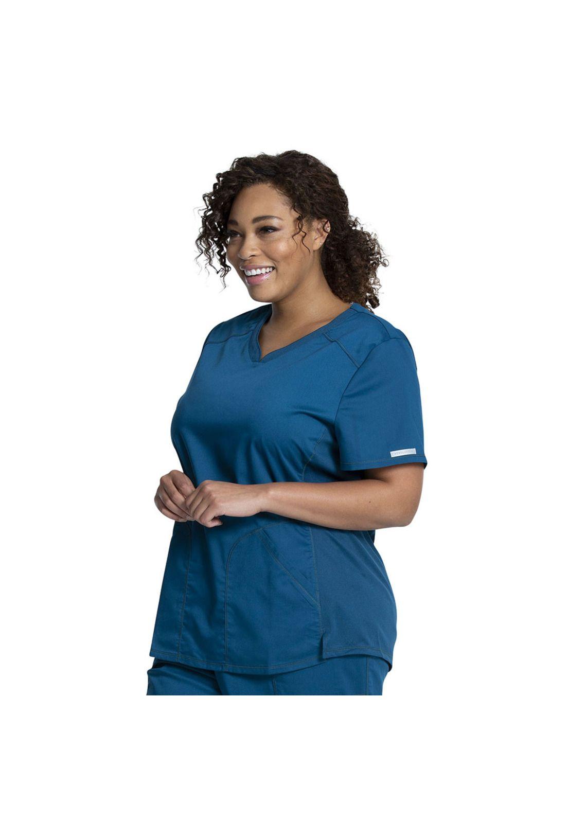 POLERA CLÍNICA MUJER CHEROKEE REVOLUTION WW601 CARIBBEAN-2