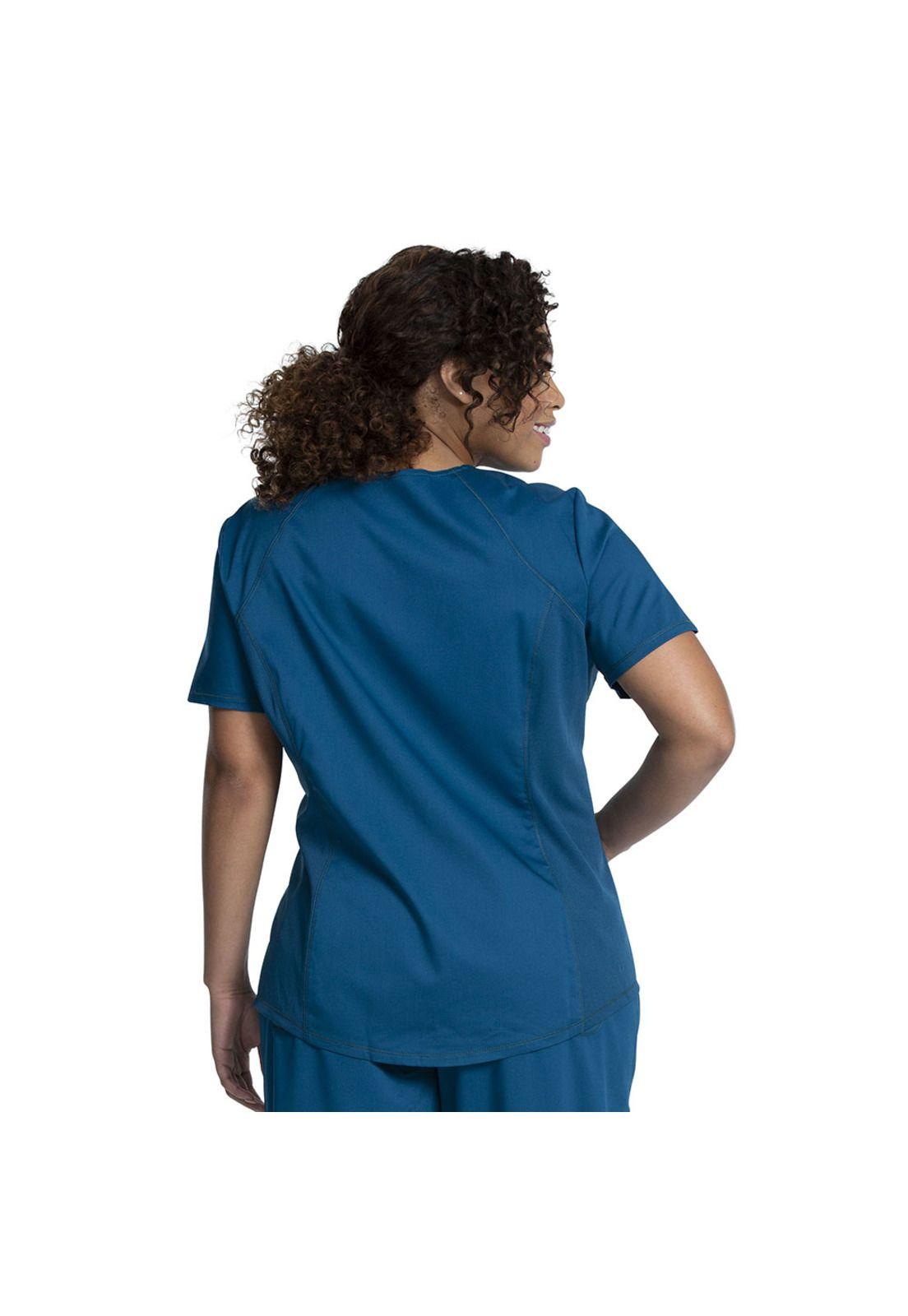 POLERA CLÍNICA MUJER CHEROKEE REVOLUTION WW601 CARIBBEAN-4