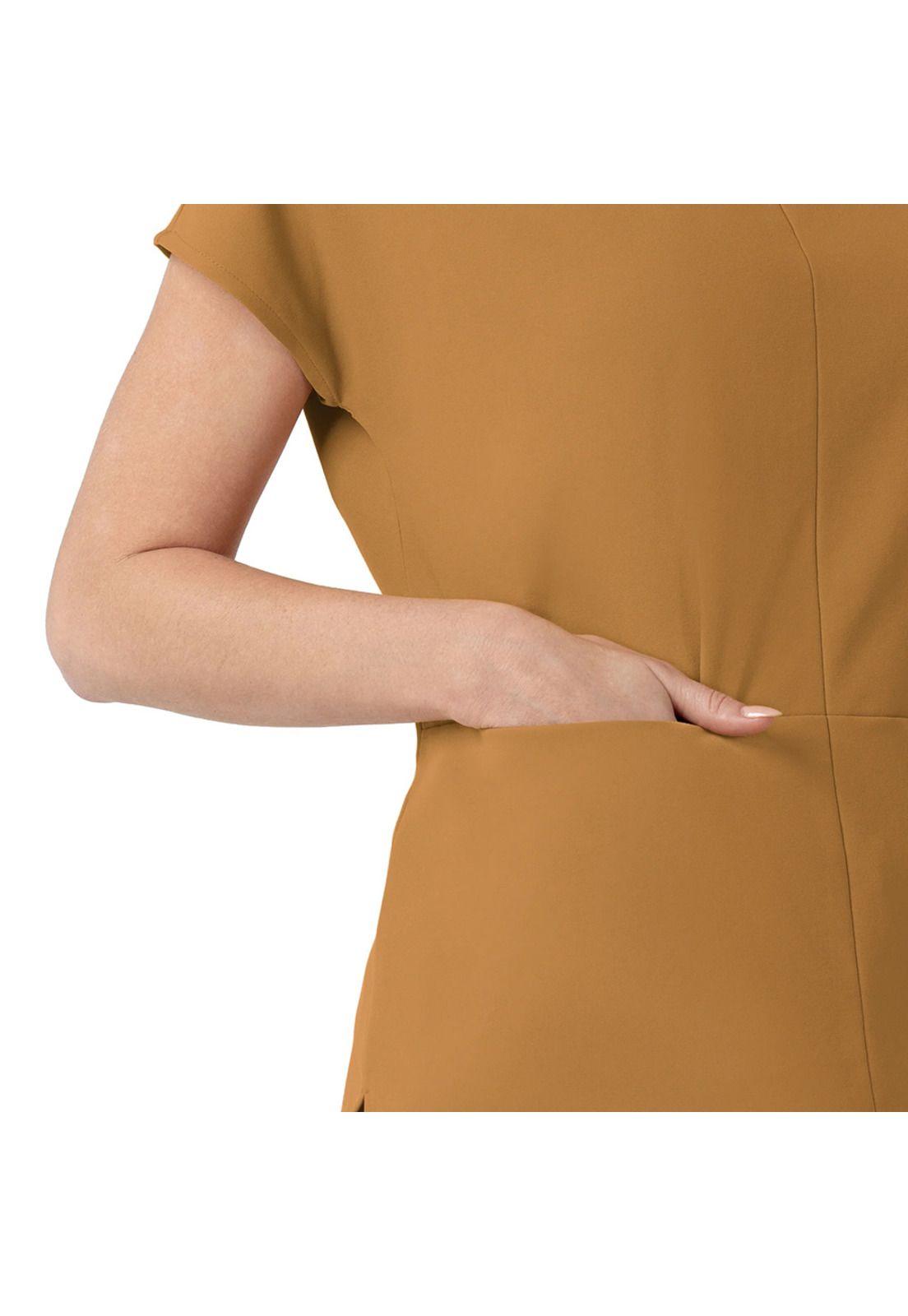 BLUSA CLÍNICA MUJER ESCOTE ALTO 6166 AUBURN-2