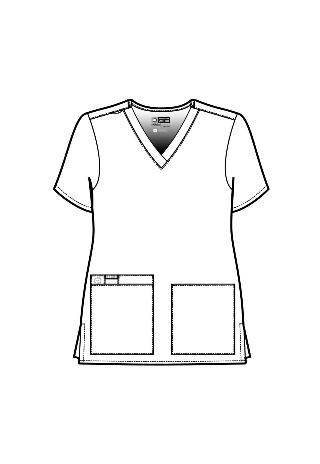 POLERA CLÍNICA MUJER WONDERWINK 101 ROYAL-5