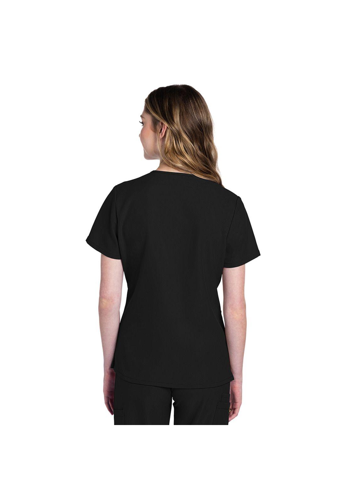 POLERA CLÍNICA MUJER CHEROKEE CK953A ORIGINALS ULTRA BLACK-4
