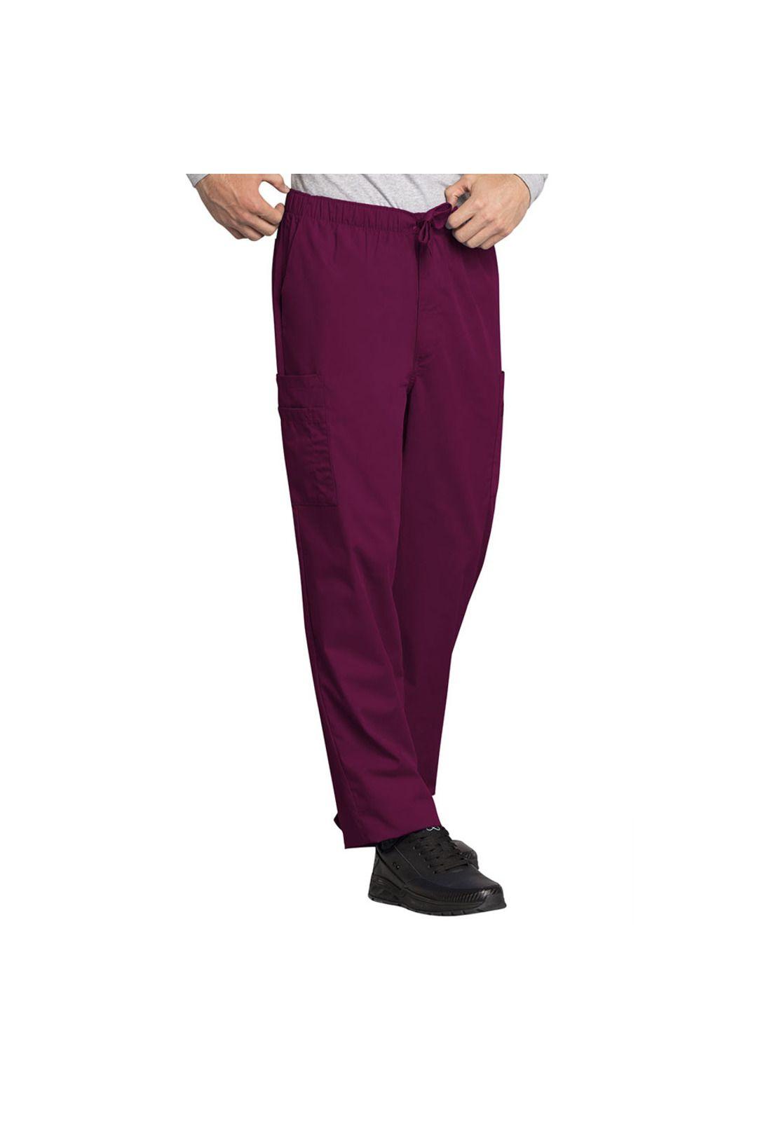 PANTALÓN CLÍNICO HOMBRE CHEROKEE 4000 WINE-3