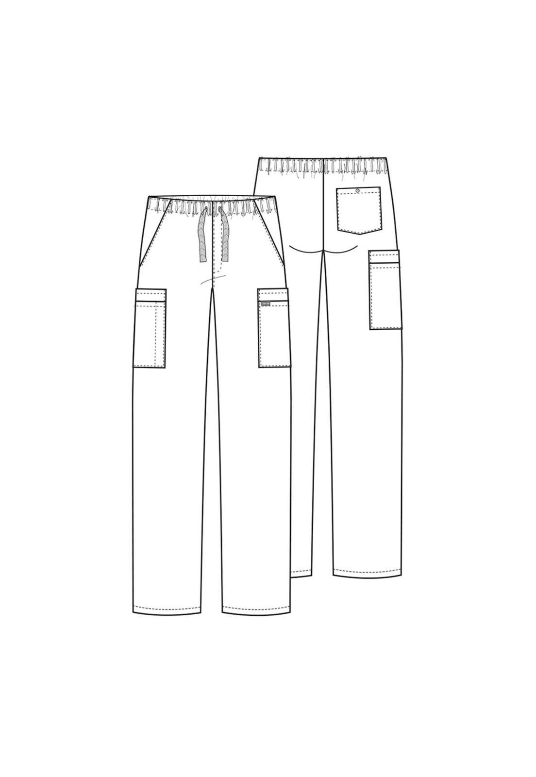 PANTALÓN CLÍNICO HOMBRE CHEROKEE 4000 WINE-5