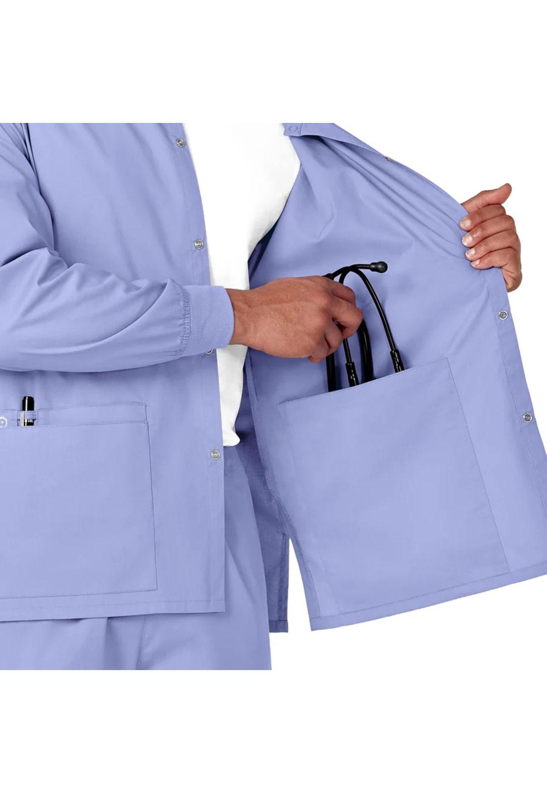 CHAQUETA CLÍNICA WONDERWINK UNISEX CON BROCHES 800 CEIL-6