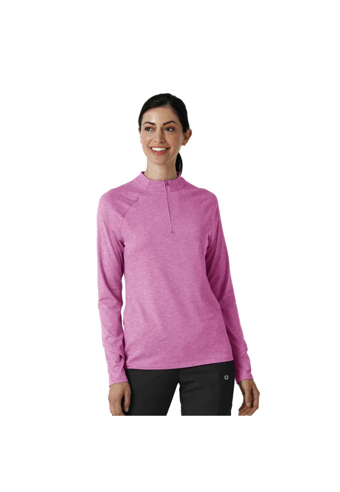 POLERA CON CIERRE MUJER Y VENTANA PARA RELOJ 2239 PINK-0