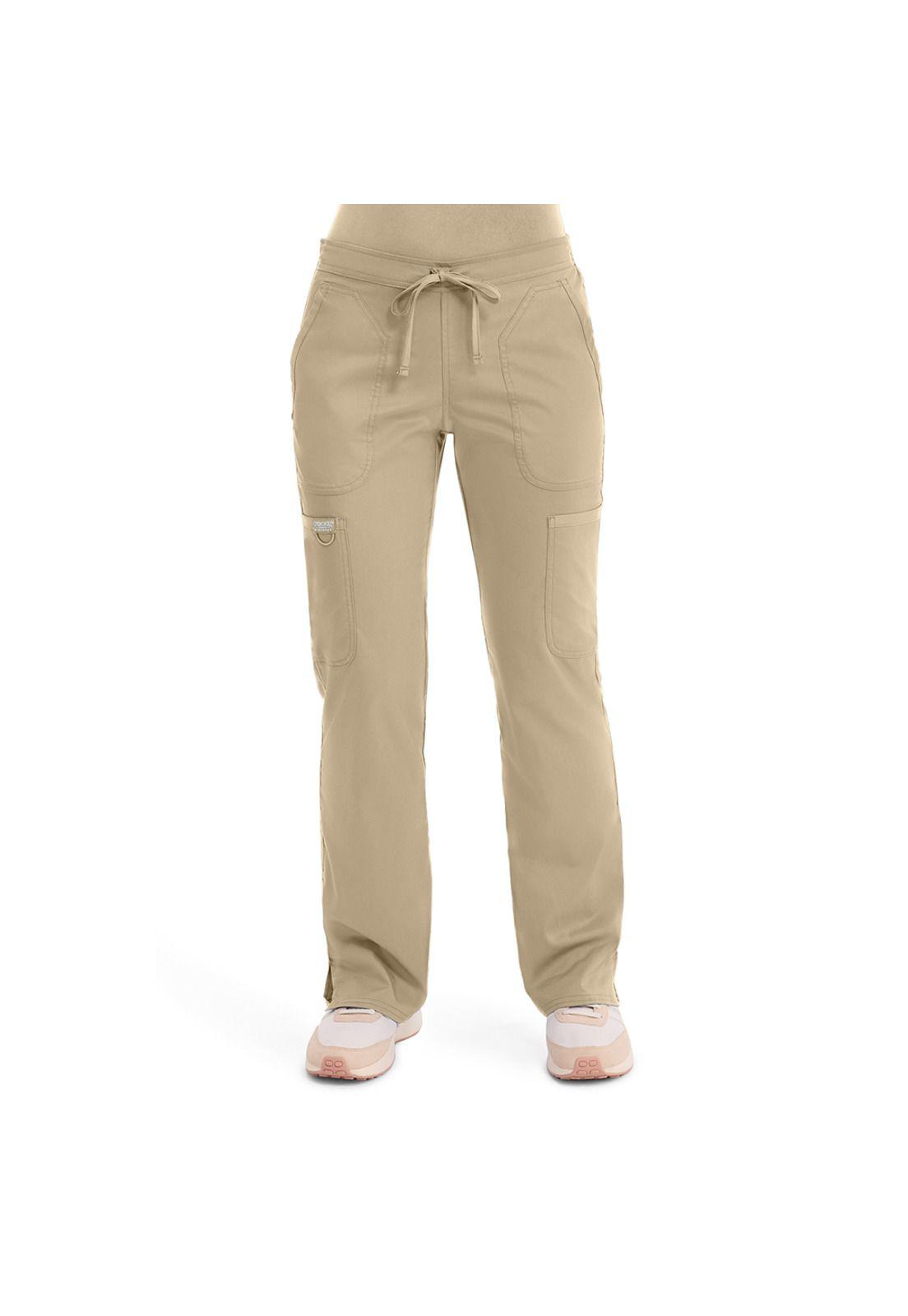 PANTALÓN MUJER CHEROKEE REVOLUTION WW120 KAKHI-0