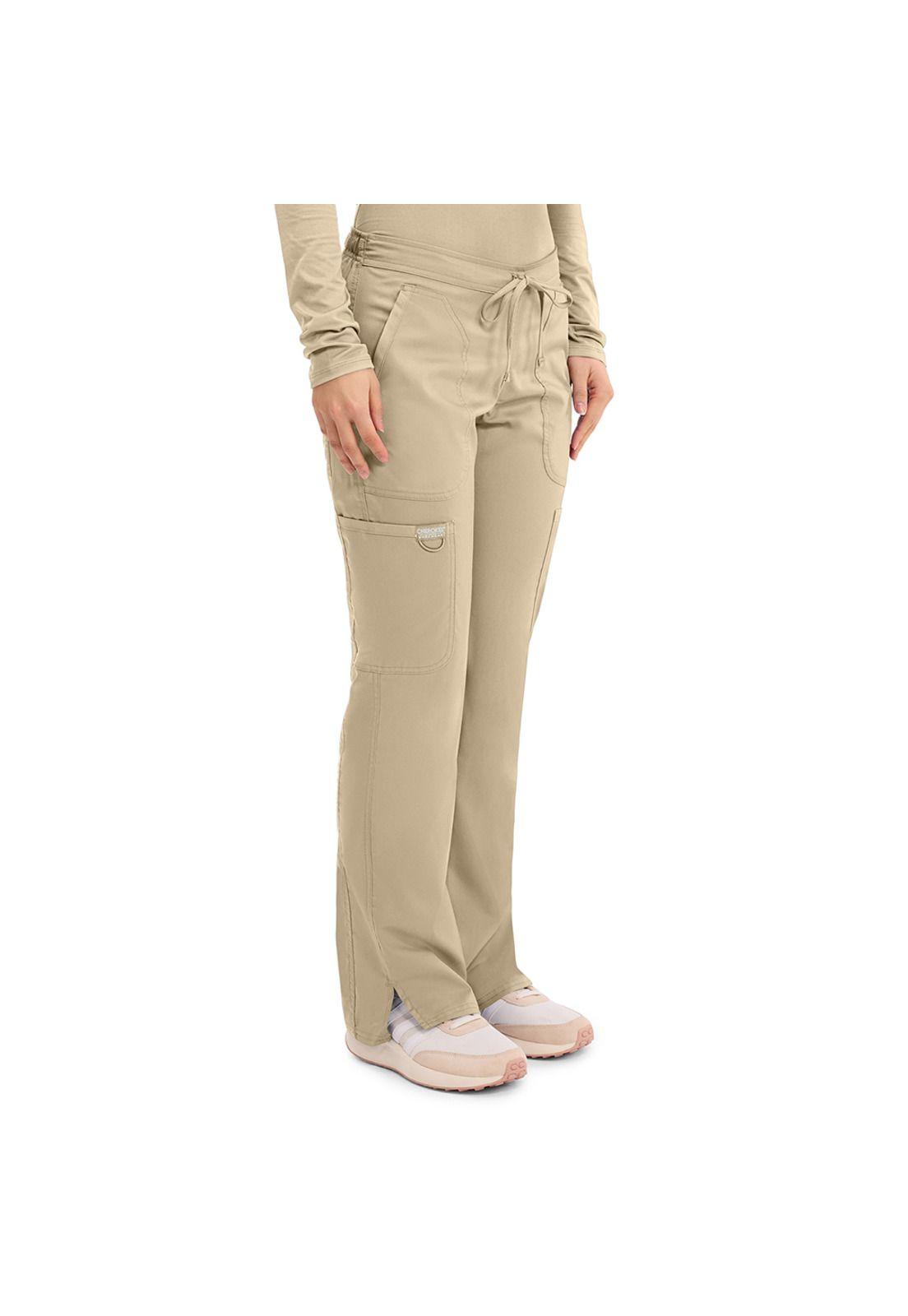 PANTALÓN MUJER CHEROKEE REVOLUTION WW120 KAKHI-3