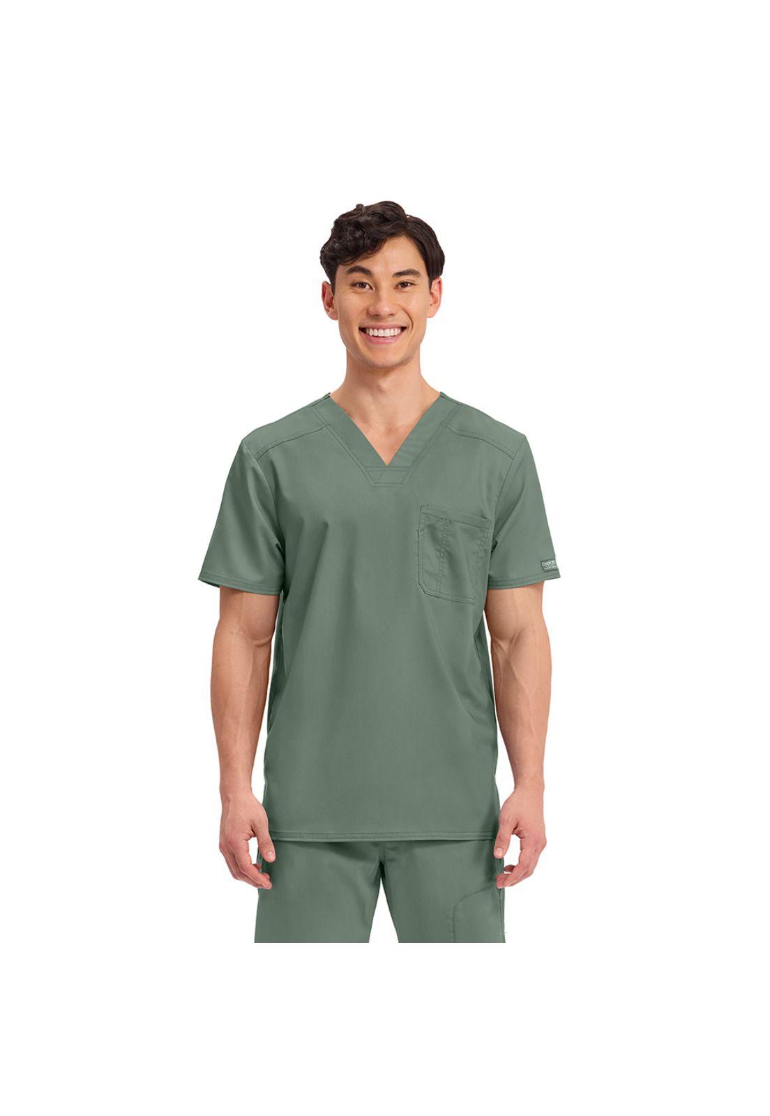 POLERA CLÍNICA HOMBRE CHEROKEE REVOLUTION WW690 OLIVE-0