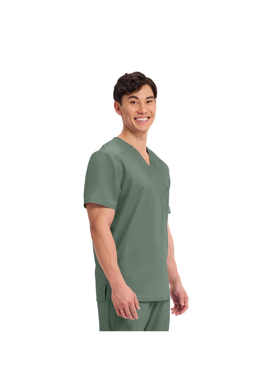 POLERA CLÍNICA HOMBRE CHEROKEE REVOLUTION WW690 OLIVE-3