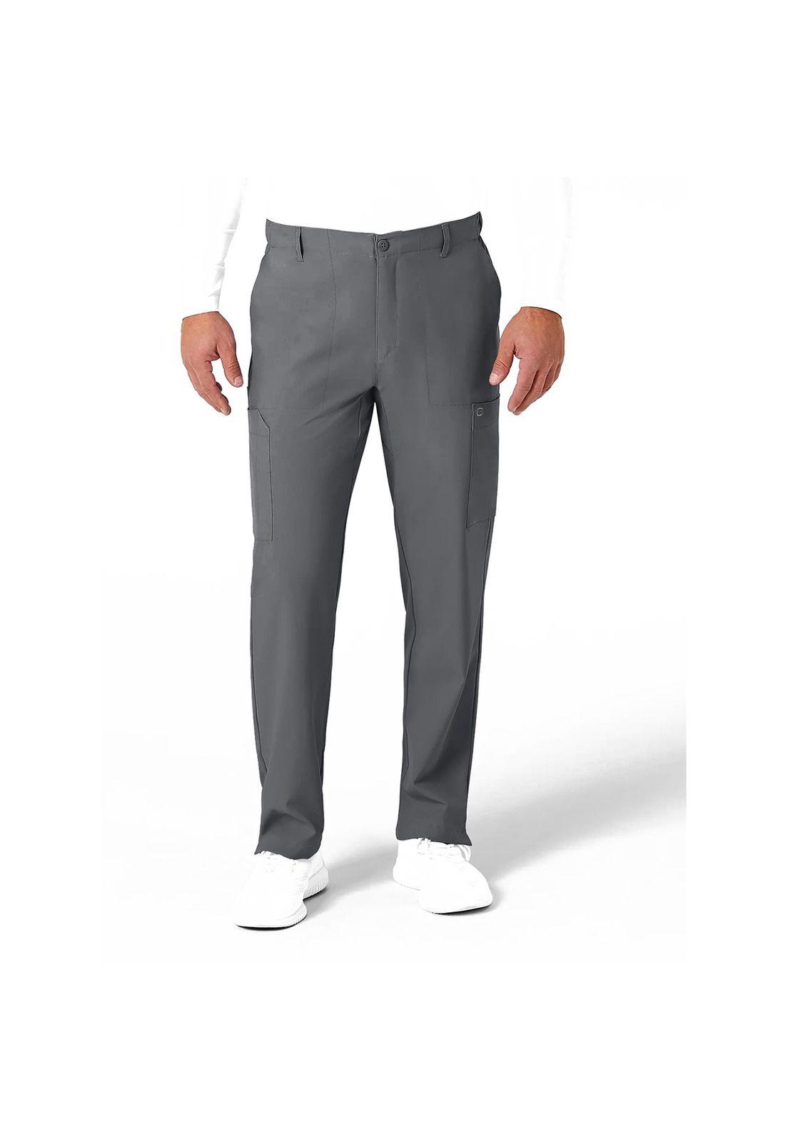 Pantalón Cargo Clínico Hombre Wonderwink 5355 Gris-0
