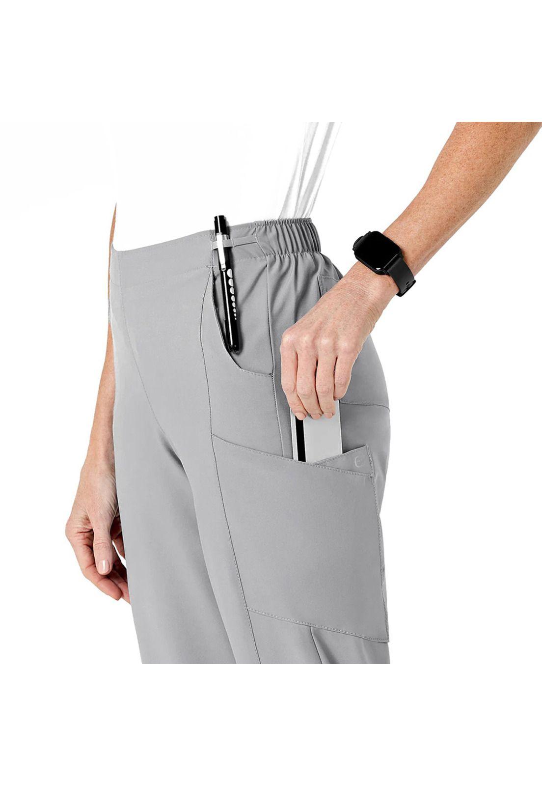 PANTALÓN CLÍNICO MUJER WONDERWINK 5155 GREY-3