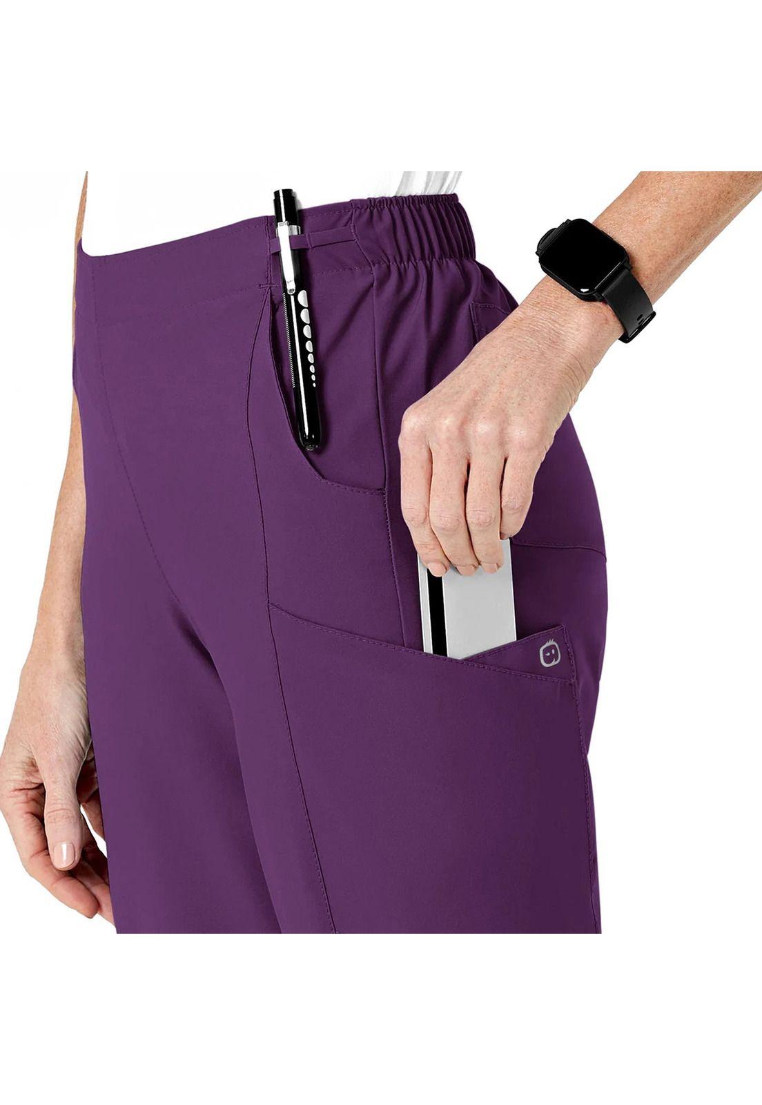 Pantalón Clínico Mujer Wonderwink 5155 Morado-3