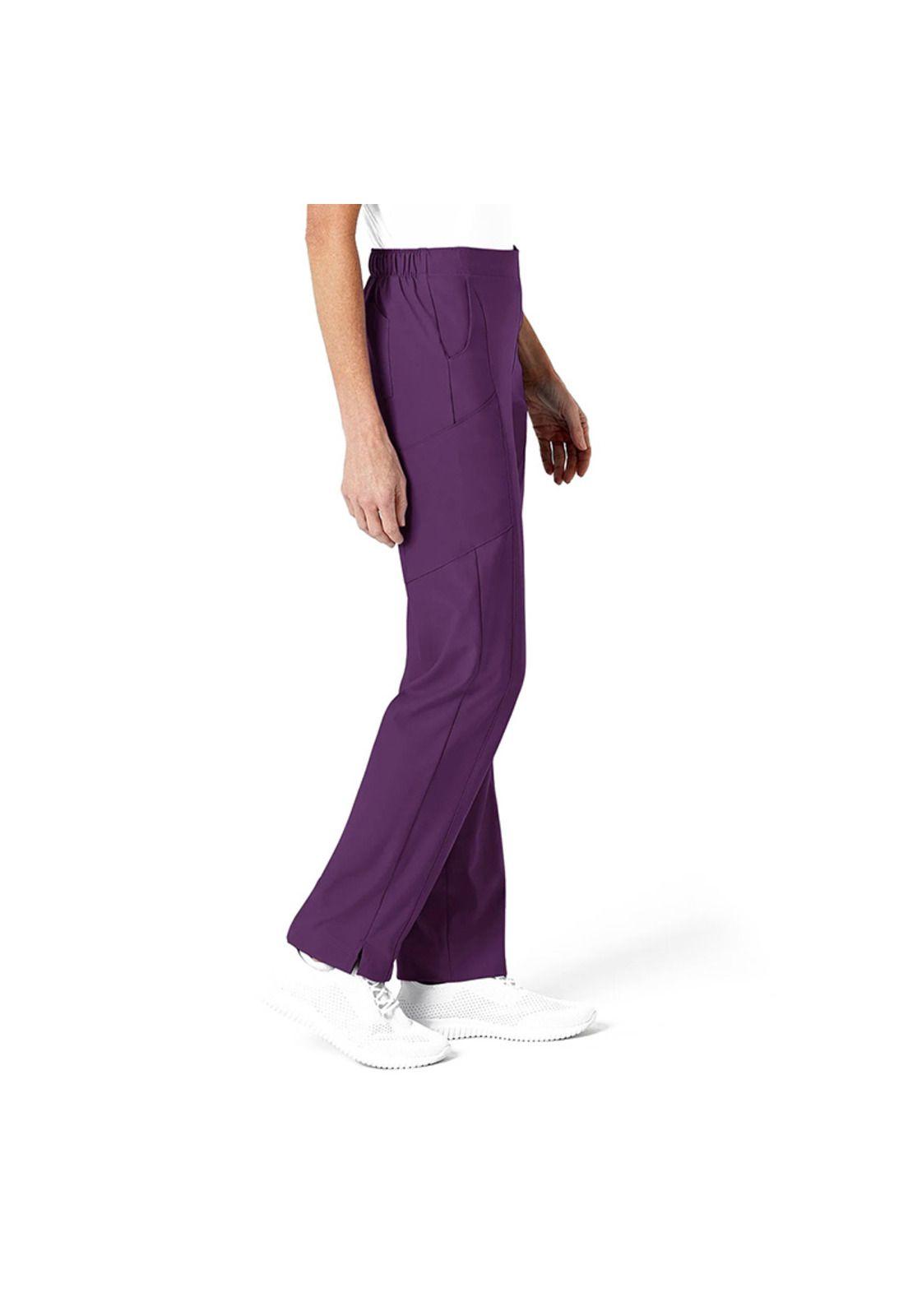 Pantalón Clínico Mujer Wonderwink 5155 Morado-4