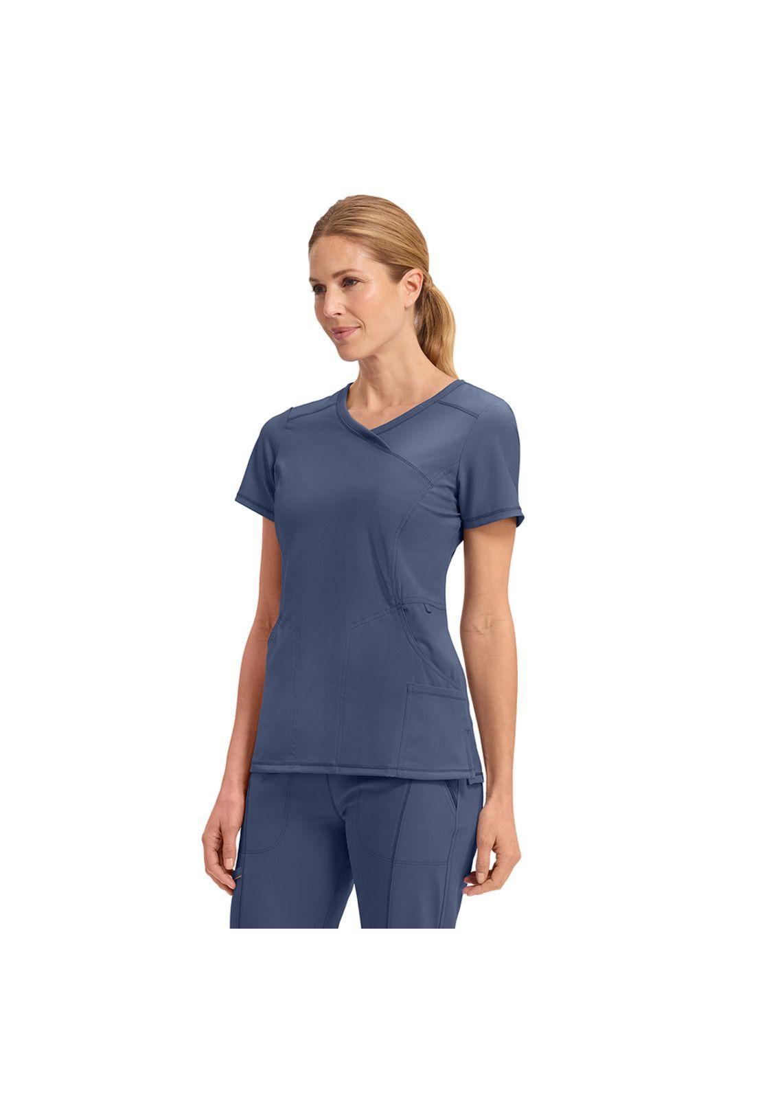 POLERA CLÍNICA CRUZADA 2625A NAVY-2