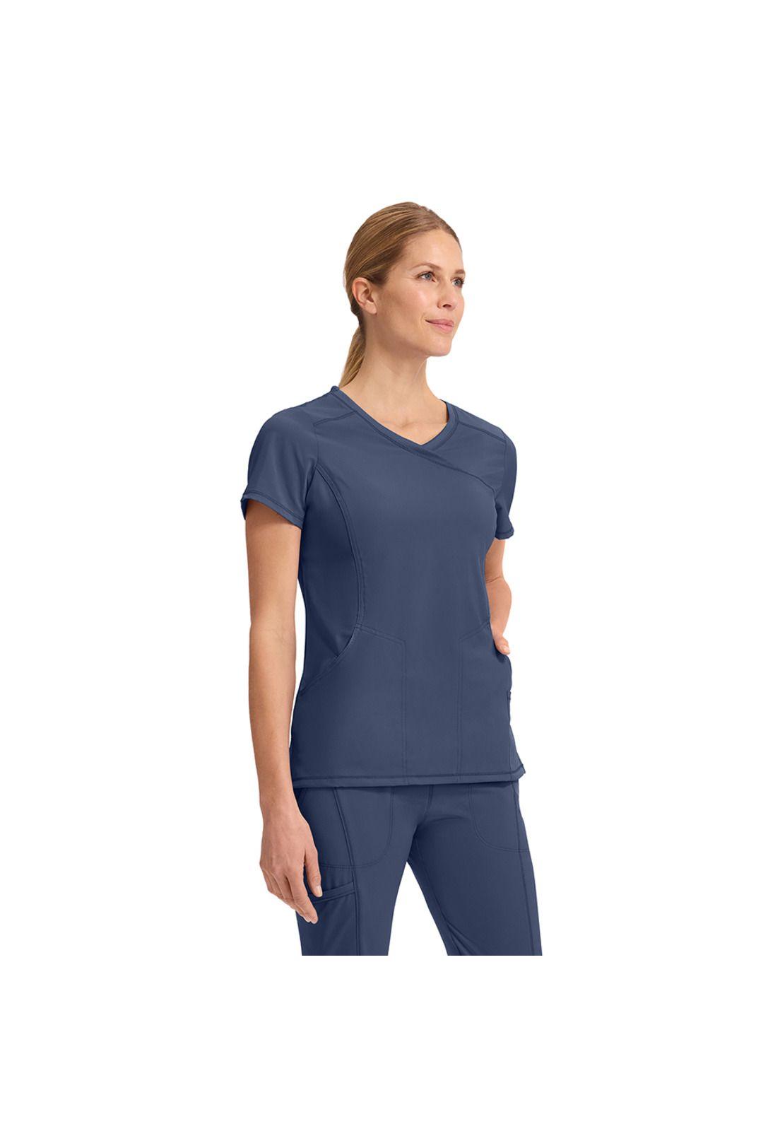 POLERA CLÍNICA CRUZADA 2625A NAVY-3