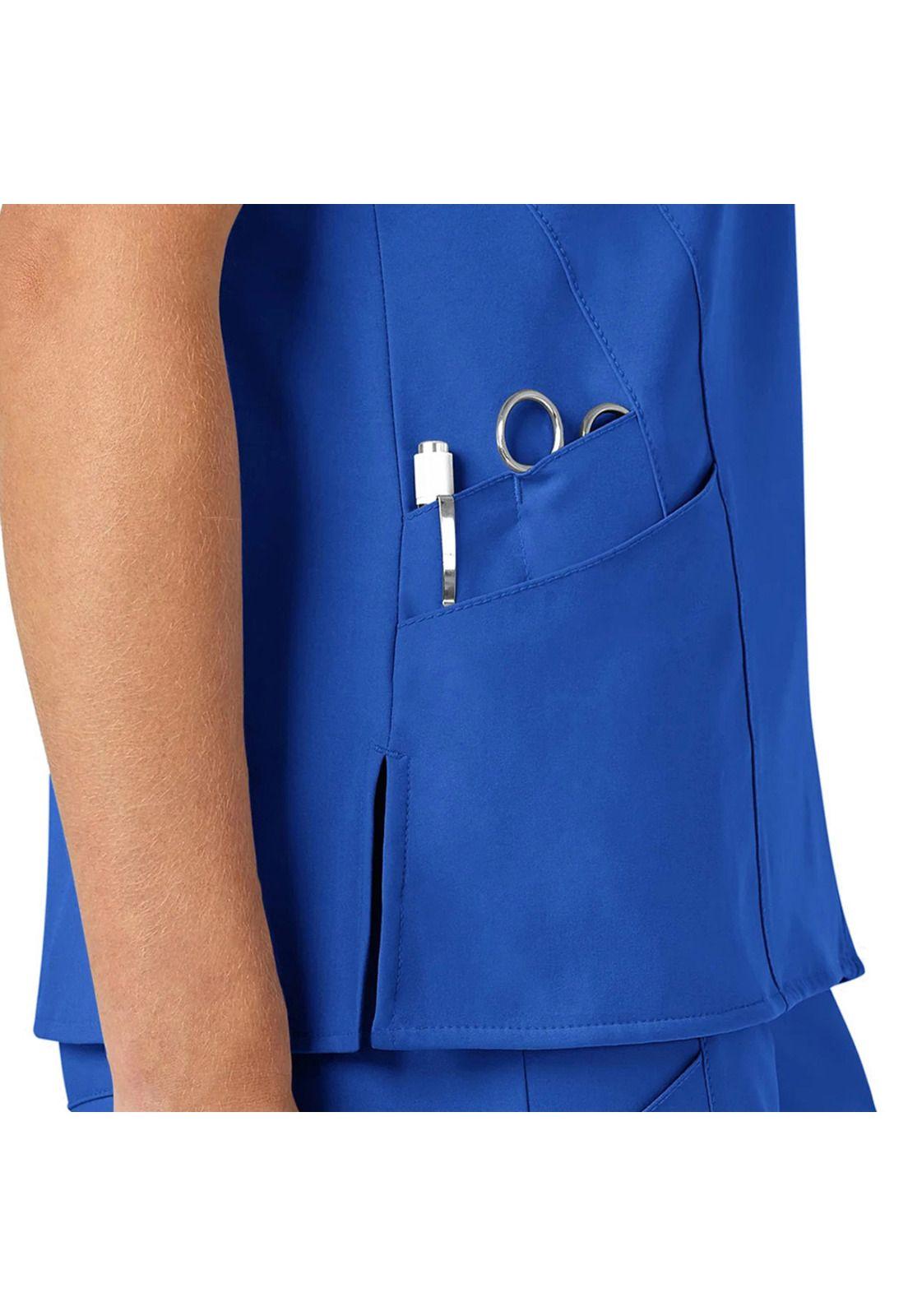 POLERA CLÍNICA MUJER WONDERWINK 6155 ROYAL-3