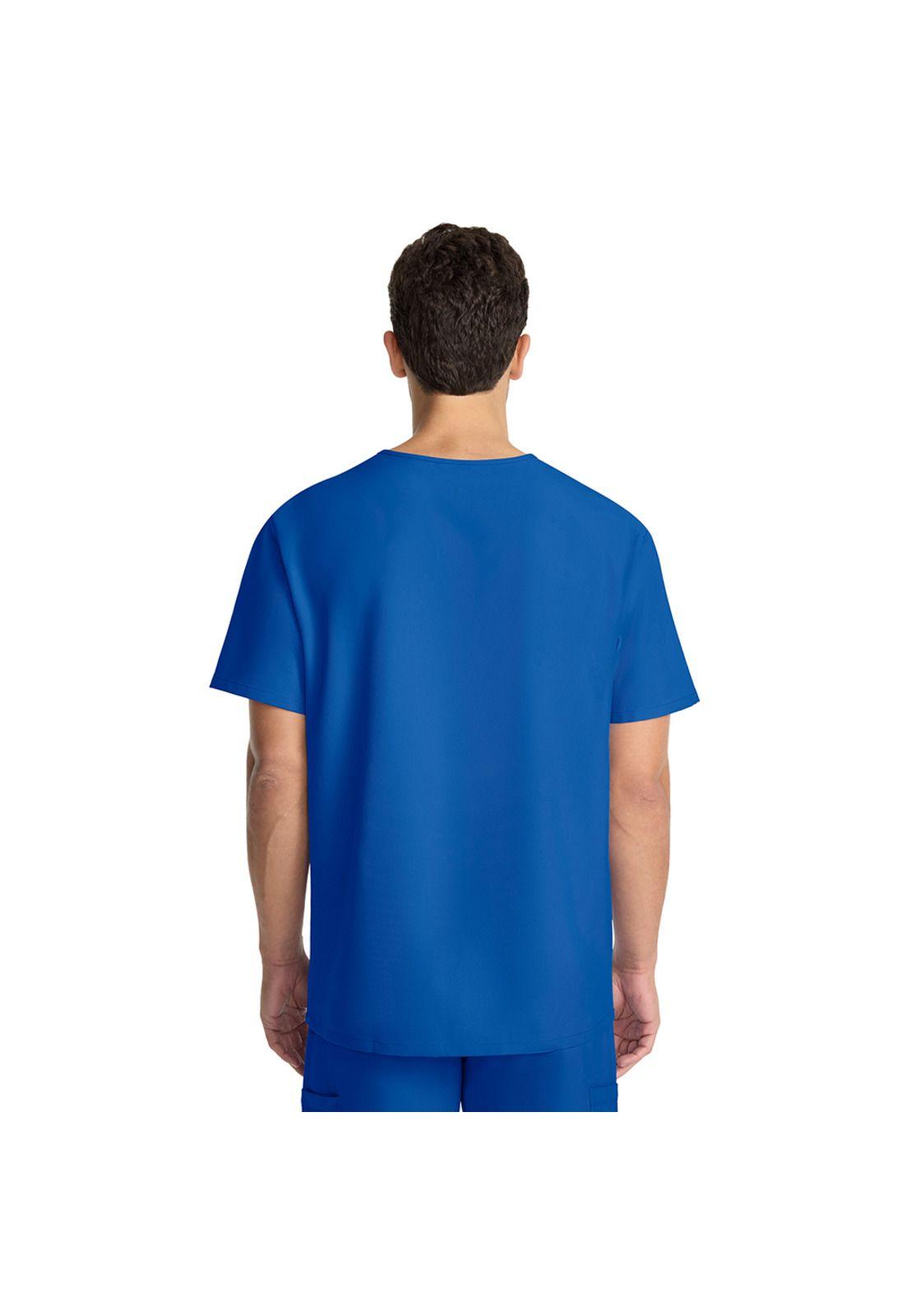 POLERA CLÍNICA HOMBRE CUELLO EN V CK783A ROYAL-4