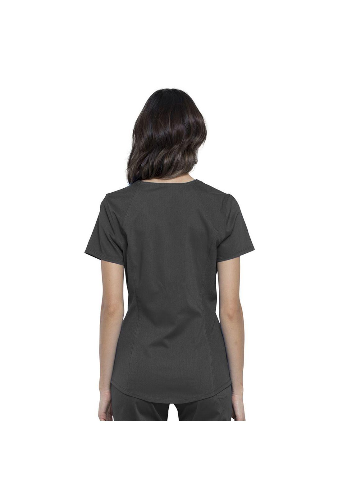 POLERA CLÍNICA MUJER CHEROKEE REVOLUTION WW601 PEWTER-4