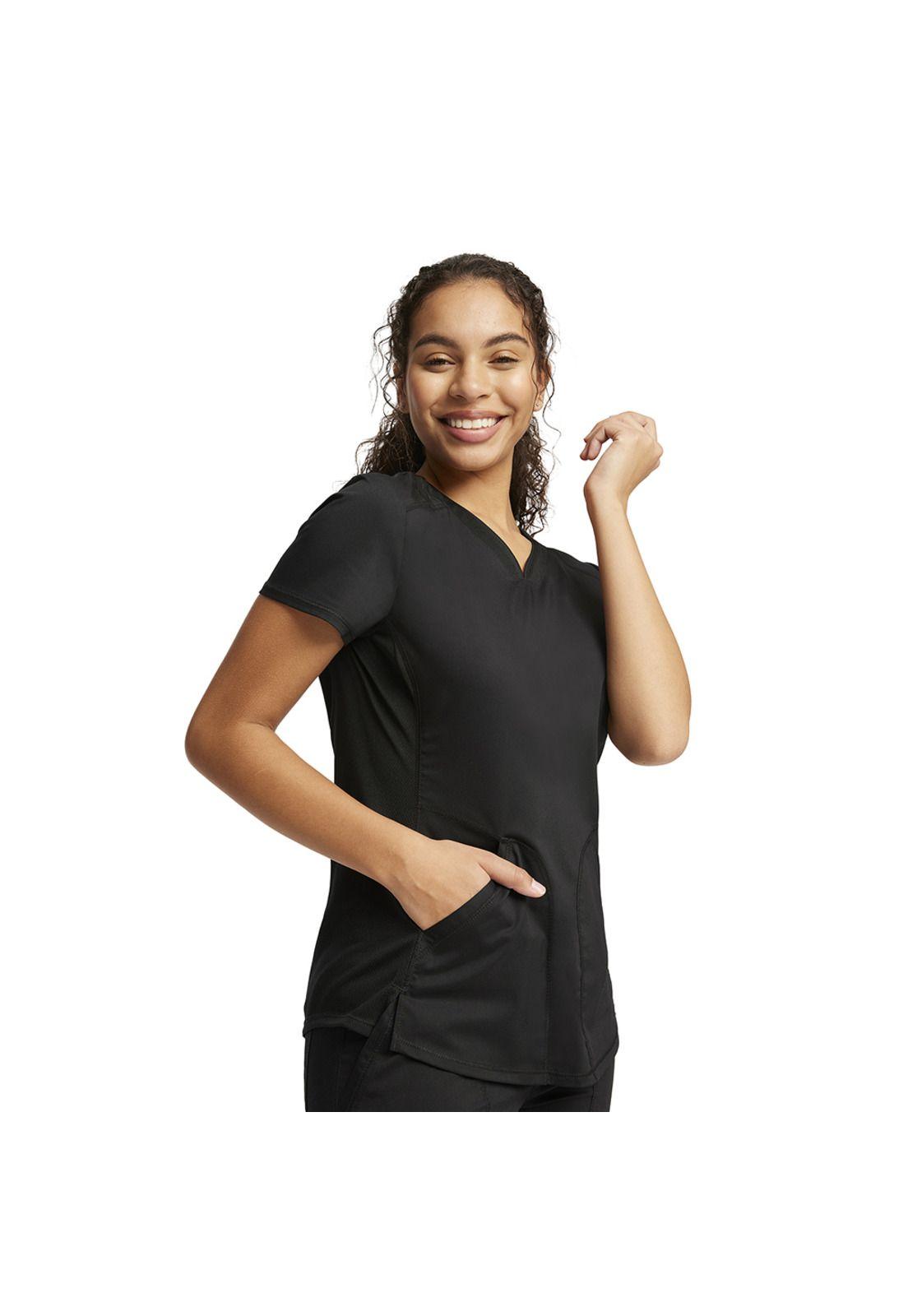 POLERA CLÍNICA MUJER CHEROKEE REVOLUTION WW601 BLACK-2