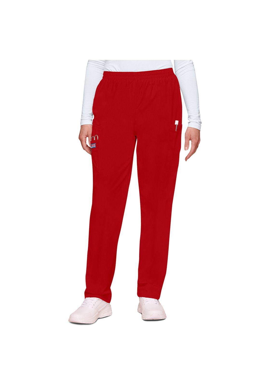 PANTALÓN CARGO MUJER SIN CIERRE 4200 RED-2