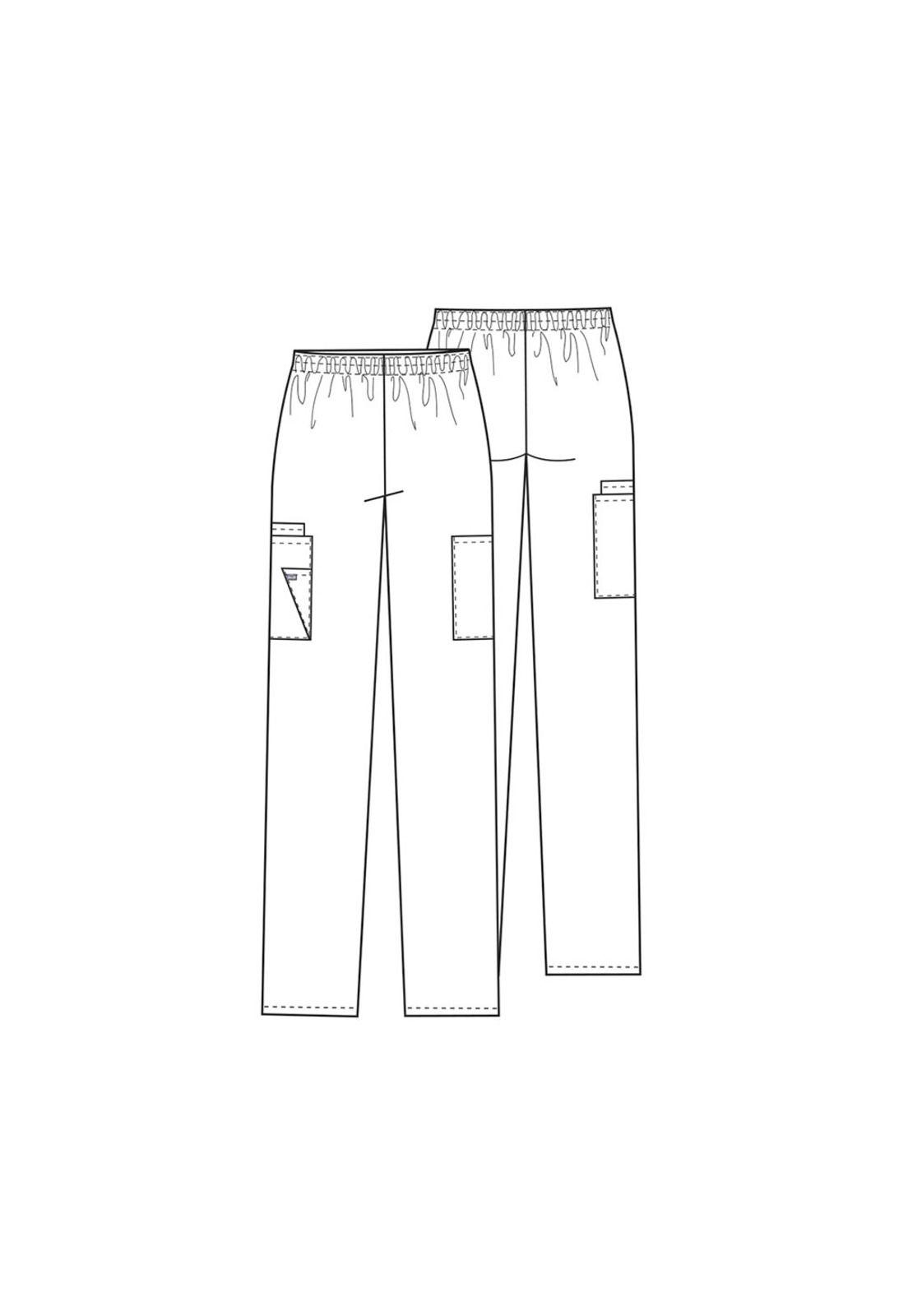 PANTALÓN CARGO MUJER SIN CIERRE 4200 RED-5