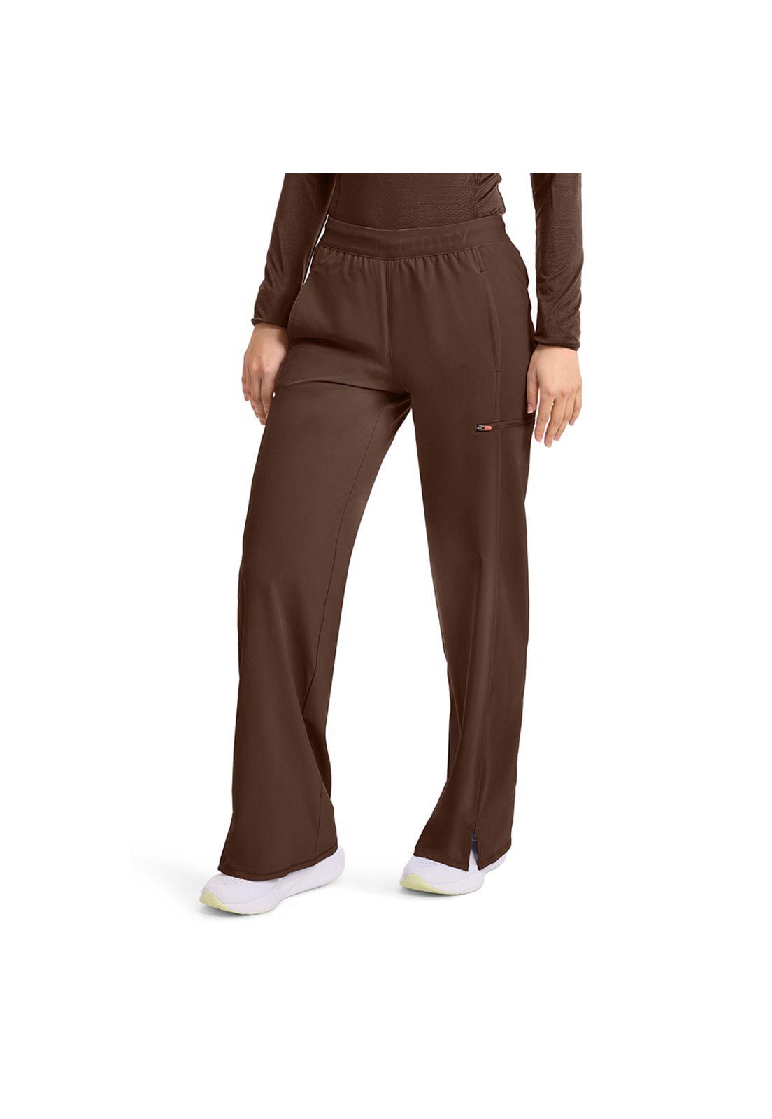 PANTALÓN ANCHO MUJER CON 6 BOLSILLOS IN028A ESPRESSO-2