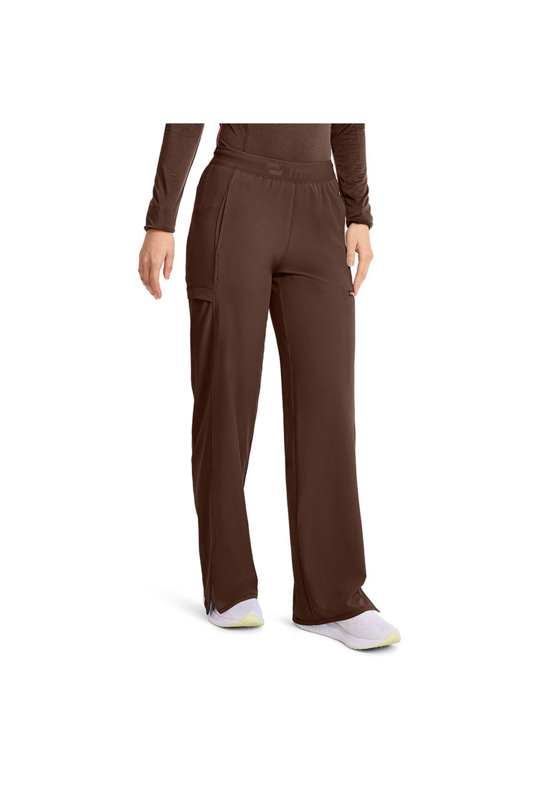 PANTALÓN ANCHO MUJER CON 6 BOLSILLOS IN028A ESPRESSO-3