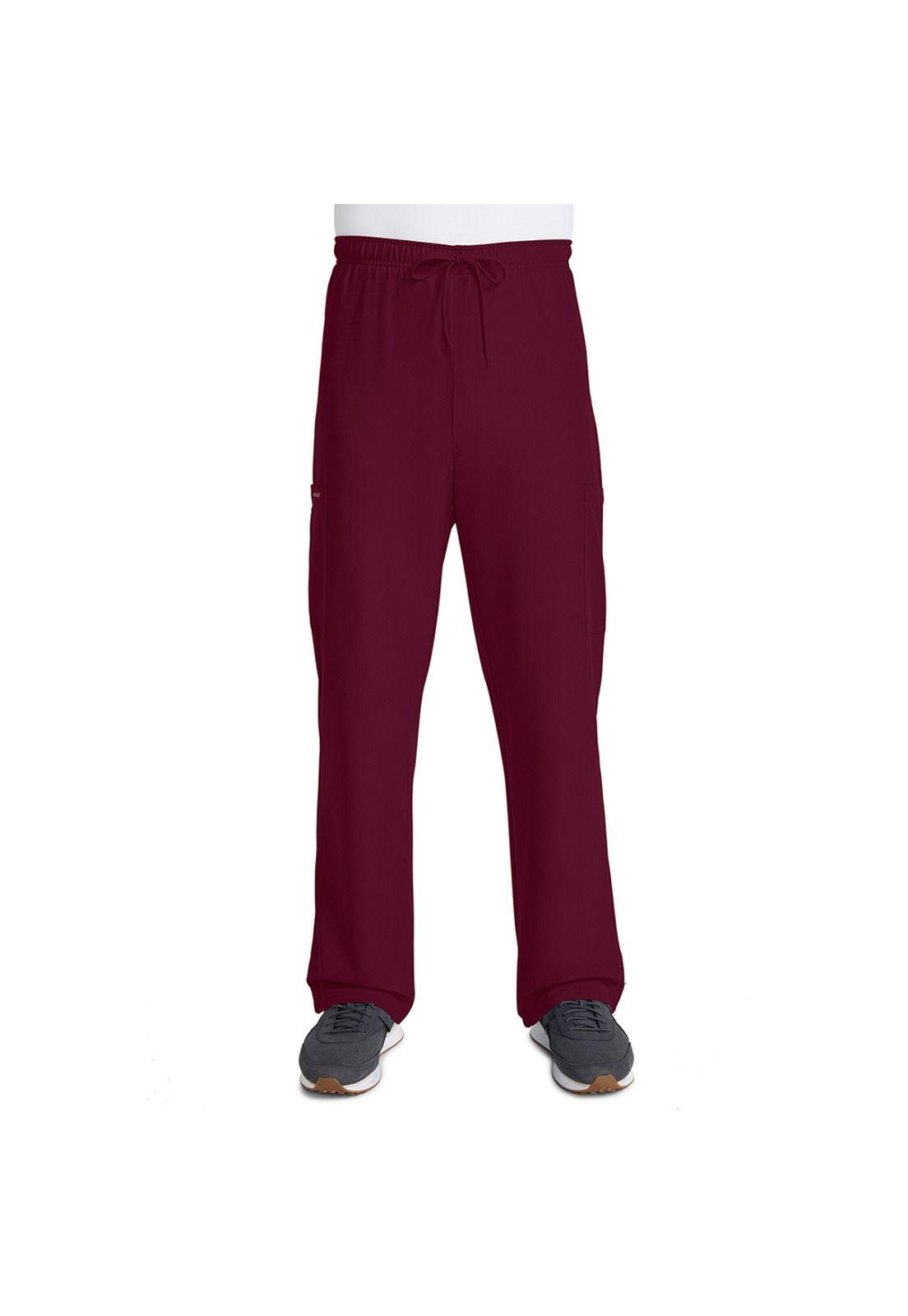 PANTALÓN RECTO CON CORDÓN TALLE MEDIO HOMBRE CK280A WINE-0