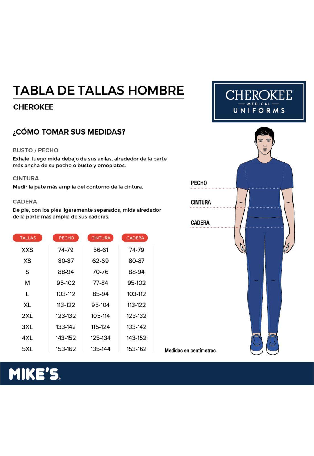 POLERA CLÍNICA HOMBRE CHEROKEE 4876 BLACK-1