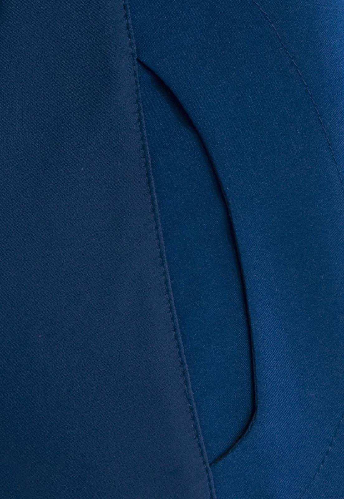 Polera Mujer Azul Mike's Antifluido Uniformes Clínicos-3