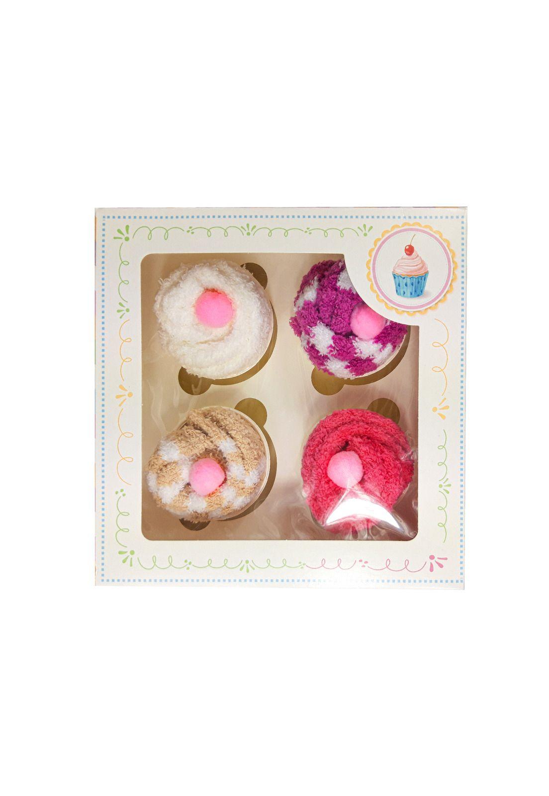 Calcetín Bebé Niña Diseño Linea Mike`s Pack 4-2
