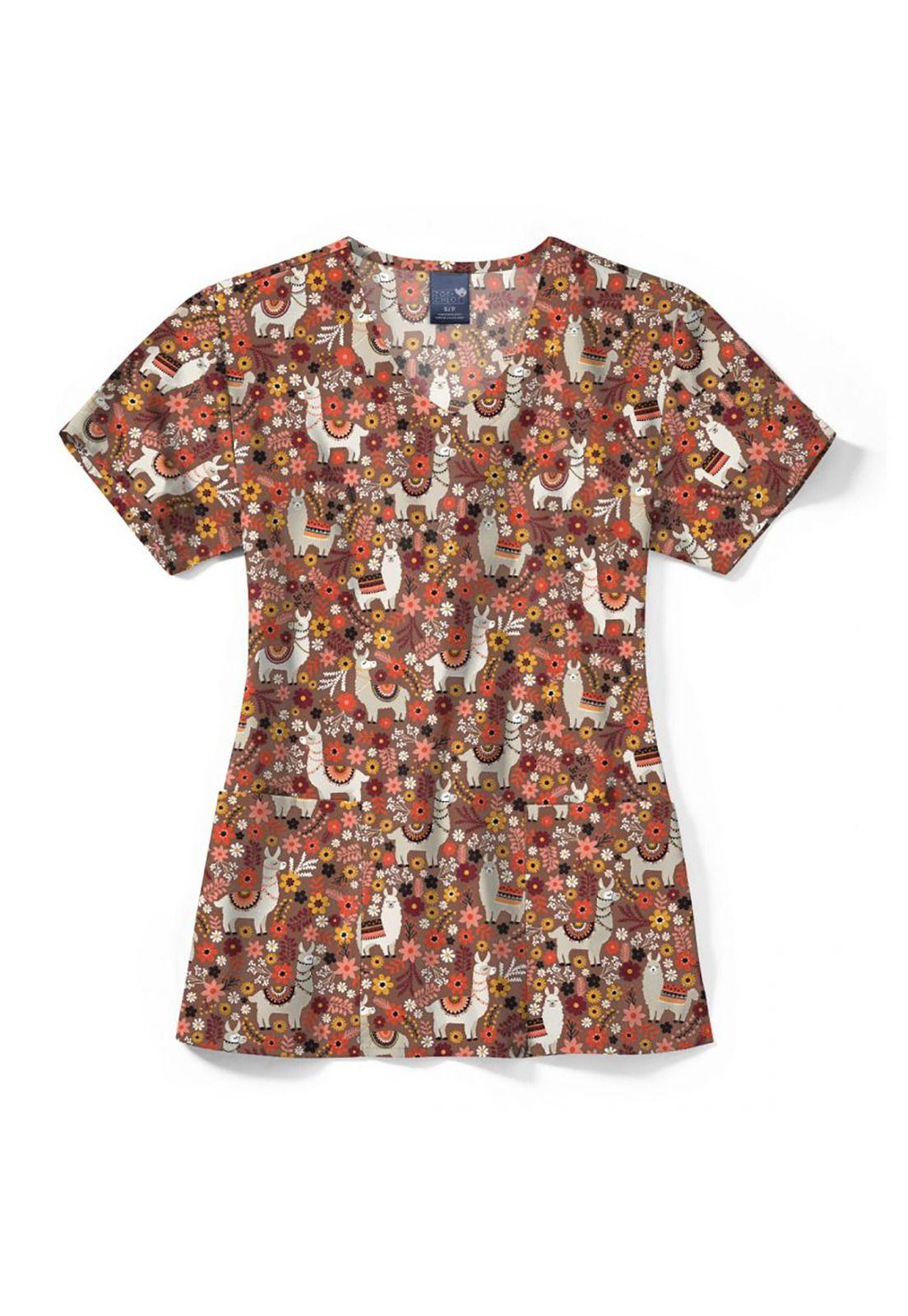 Polera Clínica Mujer Zoe-Chloe ALPL Estampada-0