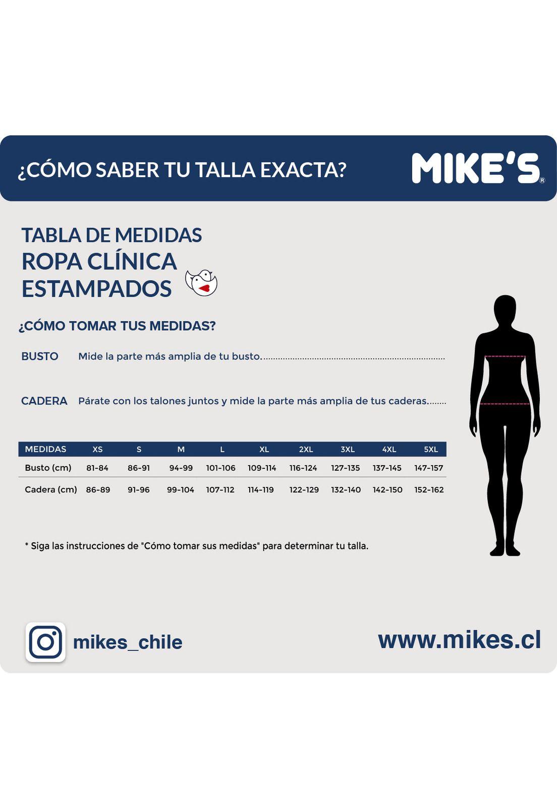 Polera Clínica Mujer Zoe-Chloe ALPL Estampada-1