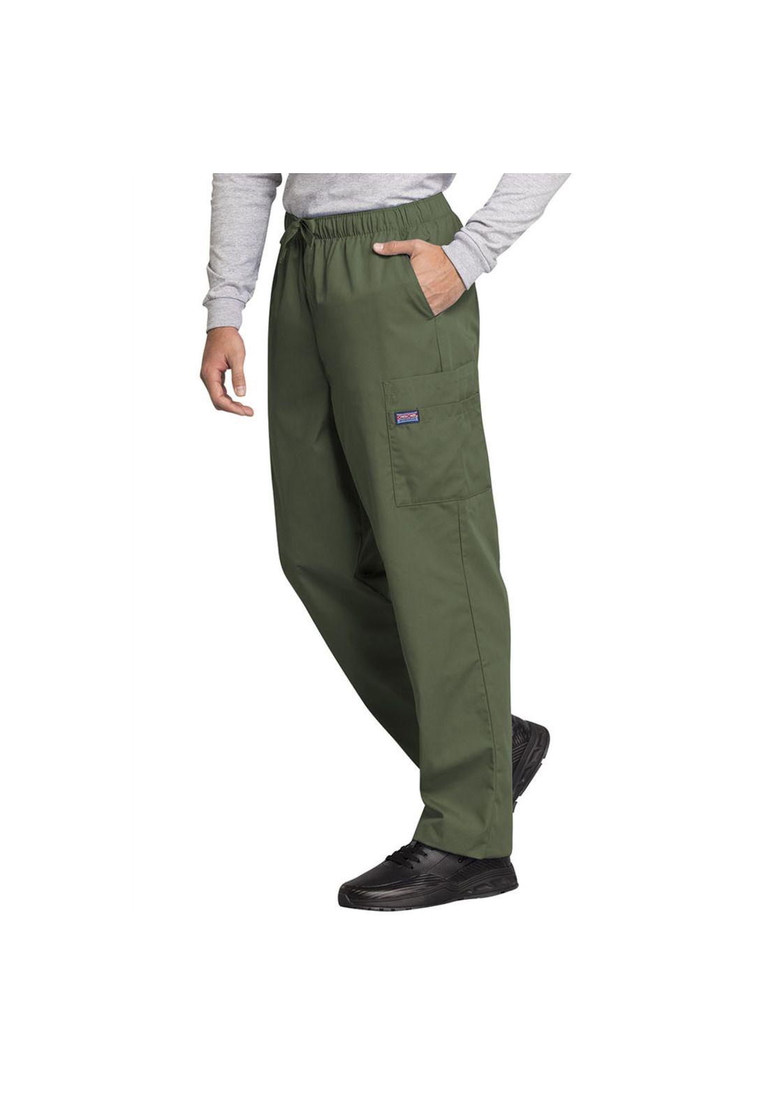 PANTALÓN CLÍNICO HOMBRE CHEROKEE 4000 OLIVE-2