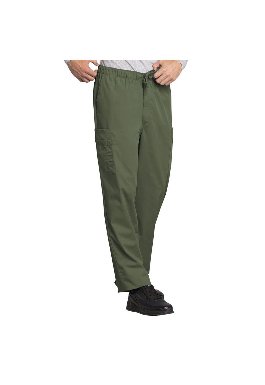 PANTALÓN CLÍNICO HOMBRE CHEROKEE 4000 OLIVE-3