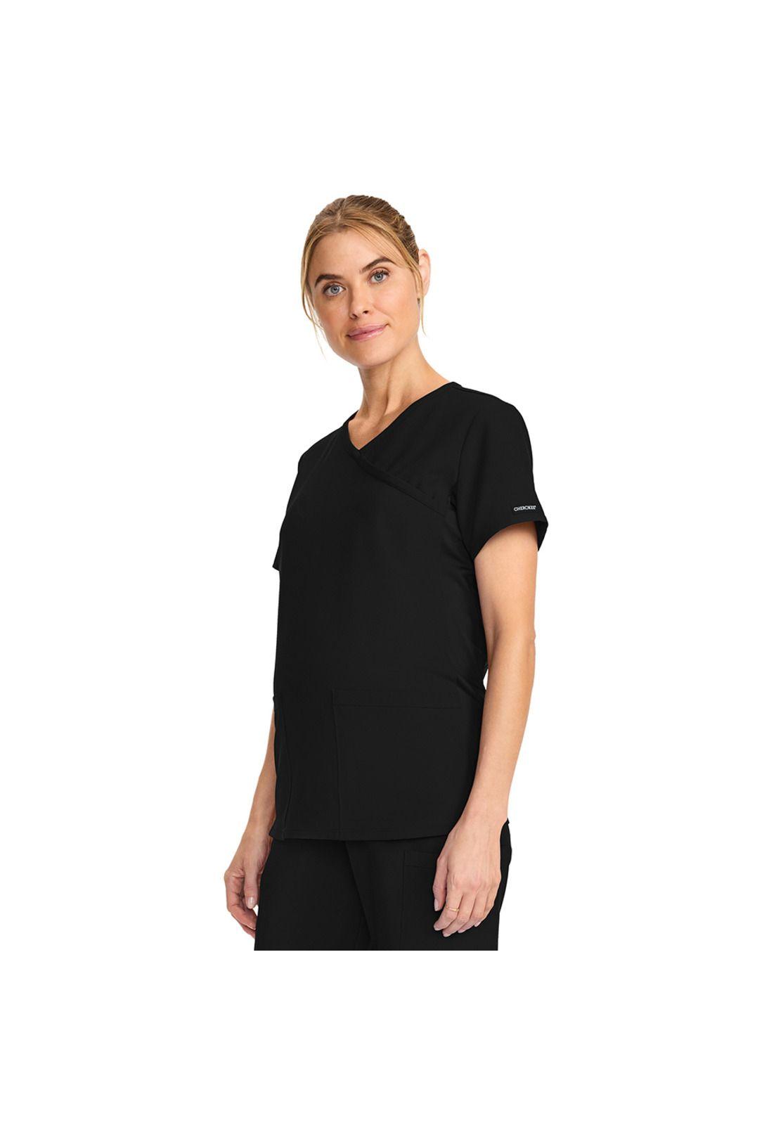 POLERA CLÍNICA MATERNAL CHEROKEE CK701A BLACK-2
