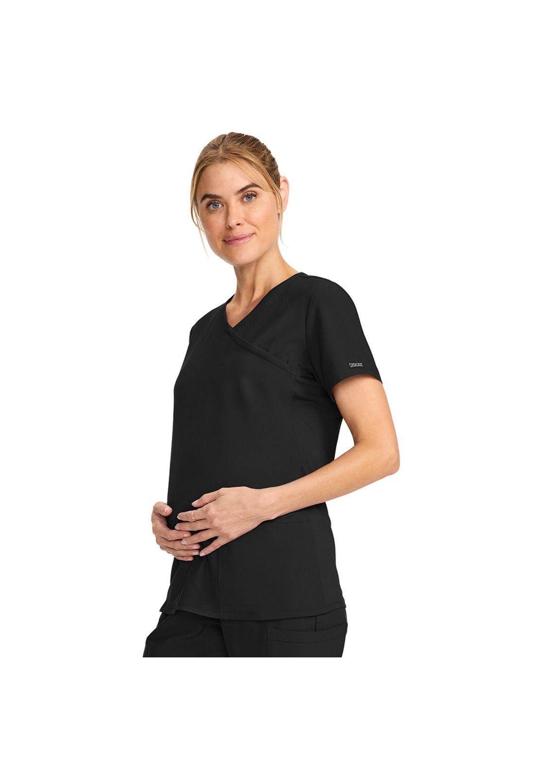 POLERA CLÍNICA MATERNAL CHEROKEE CK701A BLACK-3