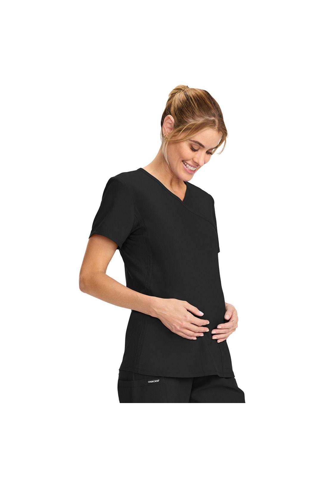 POLERA CLÍNICA MATERNAL CHEROKEE CK701A BLACK-4